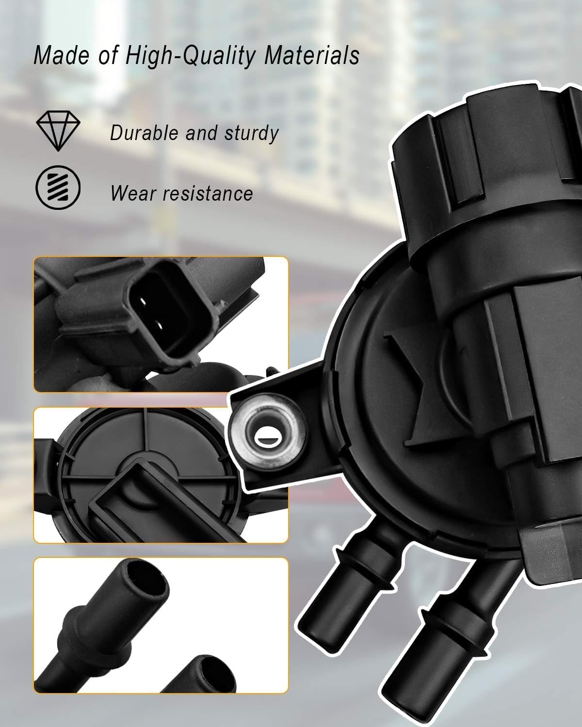 911-231 Vapor Canister Purge Valve Fit for Ford F-150 Heritage F-250 Expedition Lincoln Navigator Blackwood Replace F75Z9C915AA CP426 CP516 PV327