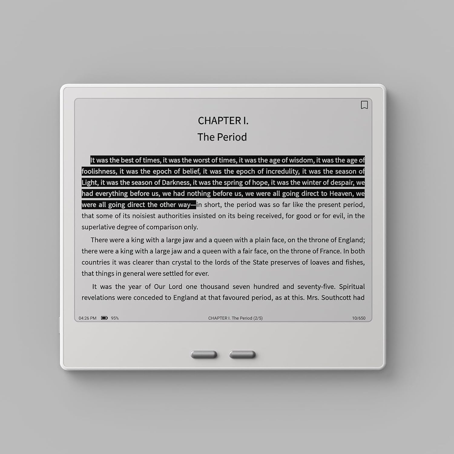 BOOX Go7 Android 電子書籍リーダー モノクロパネル ホワイト BOOX Go7 Android 電子書籍リーダー モノクロパネル ホワイト