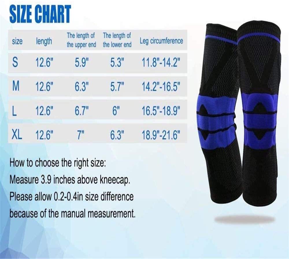 Miglior ginocchiera for Men & Women 1 pz Sport anticollisione Ginocchio Protezioni traspirante antiscivolo biciclette esterni Ginocchiere for il basket Sci Equitazione Pattinaggio (Colore: Rosso, Dime