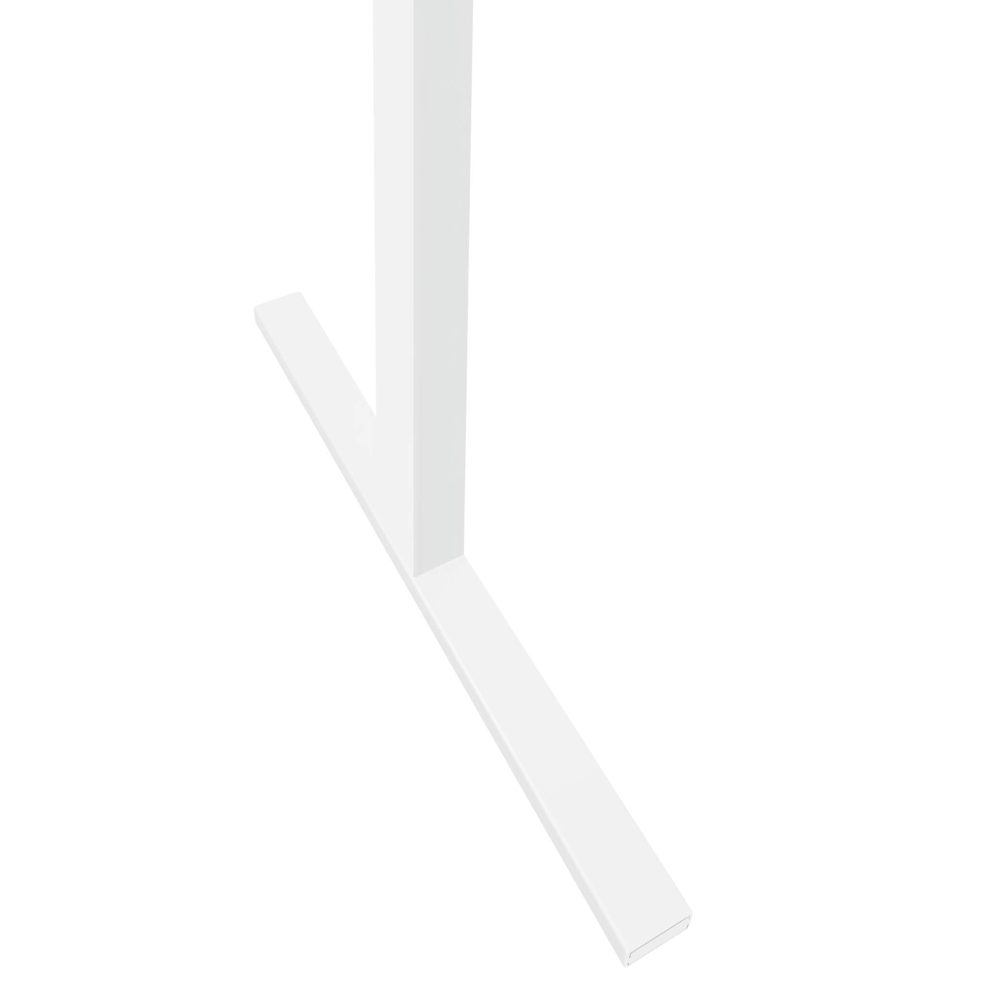 Weber Büro Easy - Tavolo da conferenza a forma di barca, 240 x 120 cm, bianco con elettrificazione, colore struttura: bianco