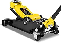 Vista 19 de DNA Motoring Gato de Piso de 3 Toneladas (6000 libras) de Capacidad, Gato de Servicio de Elevación Rápida de Perfil Bajo de Acero Resistente Negro