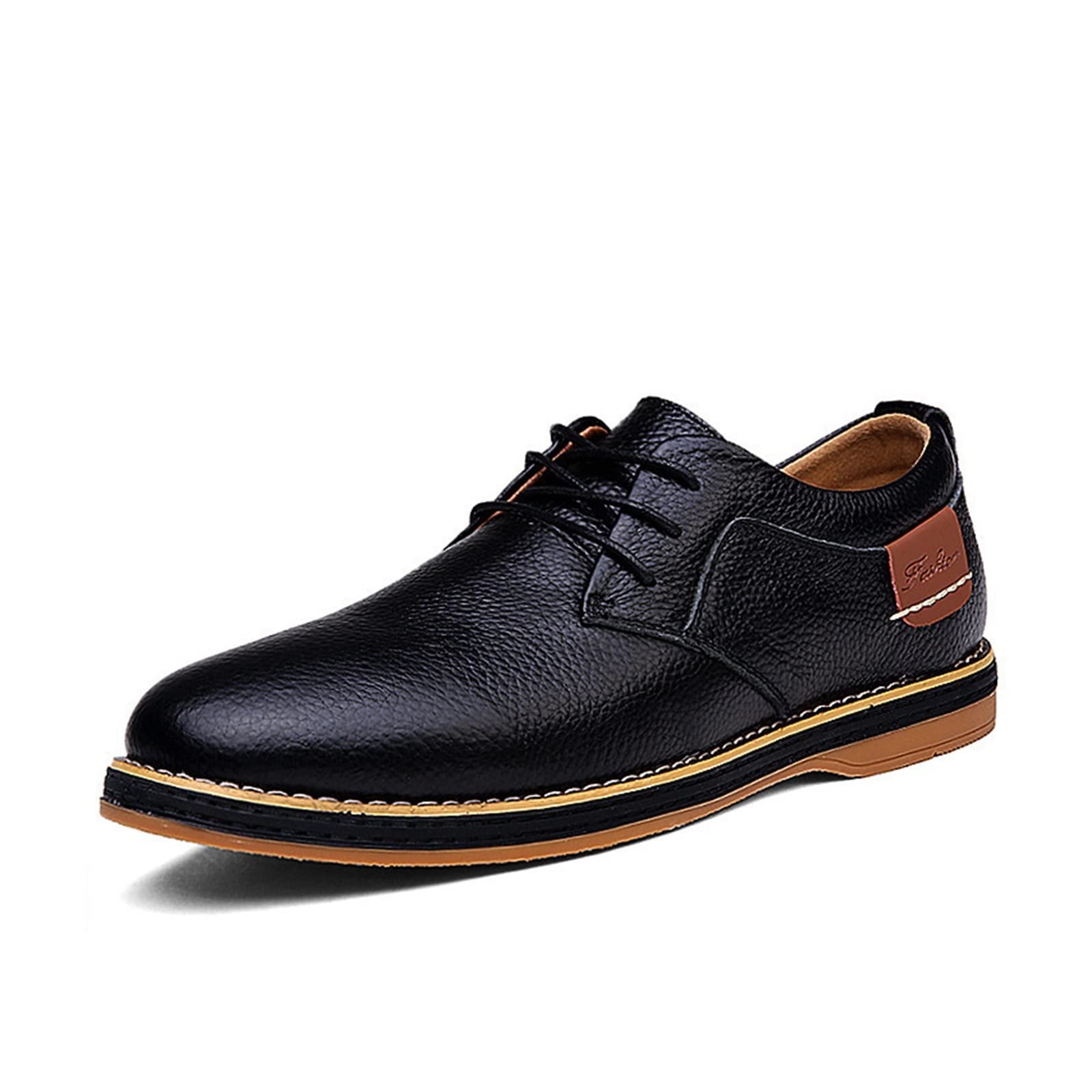 Chaussures en cuir pour hommes, Cowhide Style Business Formelles Casual Chaussures pour le marié