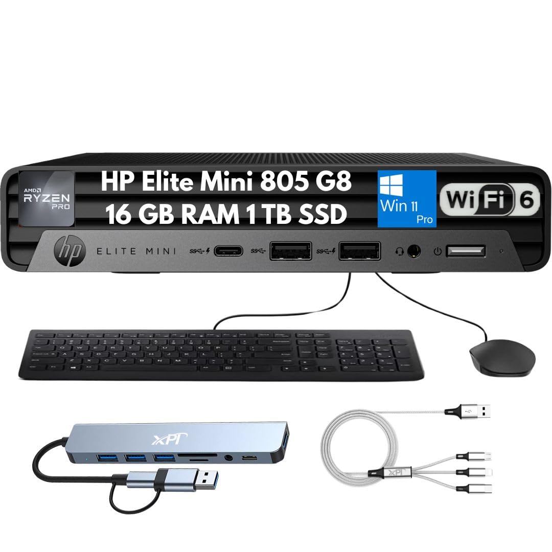 ミニPC HP Elite Mini 805 G8 HP Elite Mini 805 G8 Desktop Computer - AMD Ryzen 5 PRO