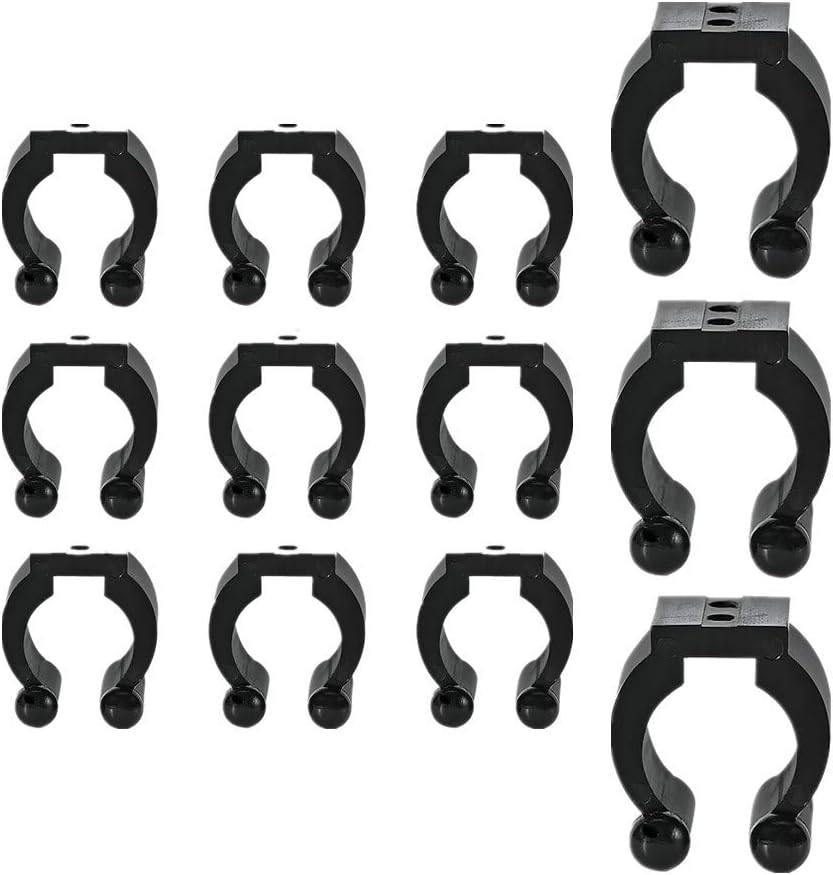 Buy MIQ 12 Pieces Billiards Snooker Cue Clips Cue Clamps Fishing Rod