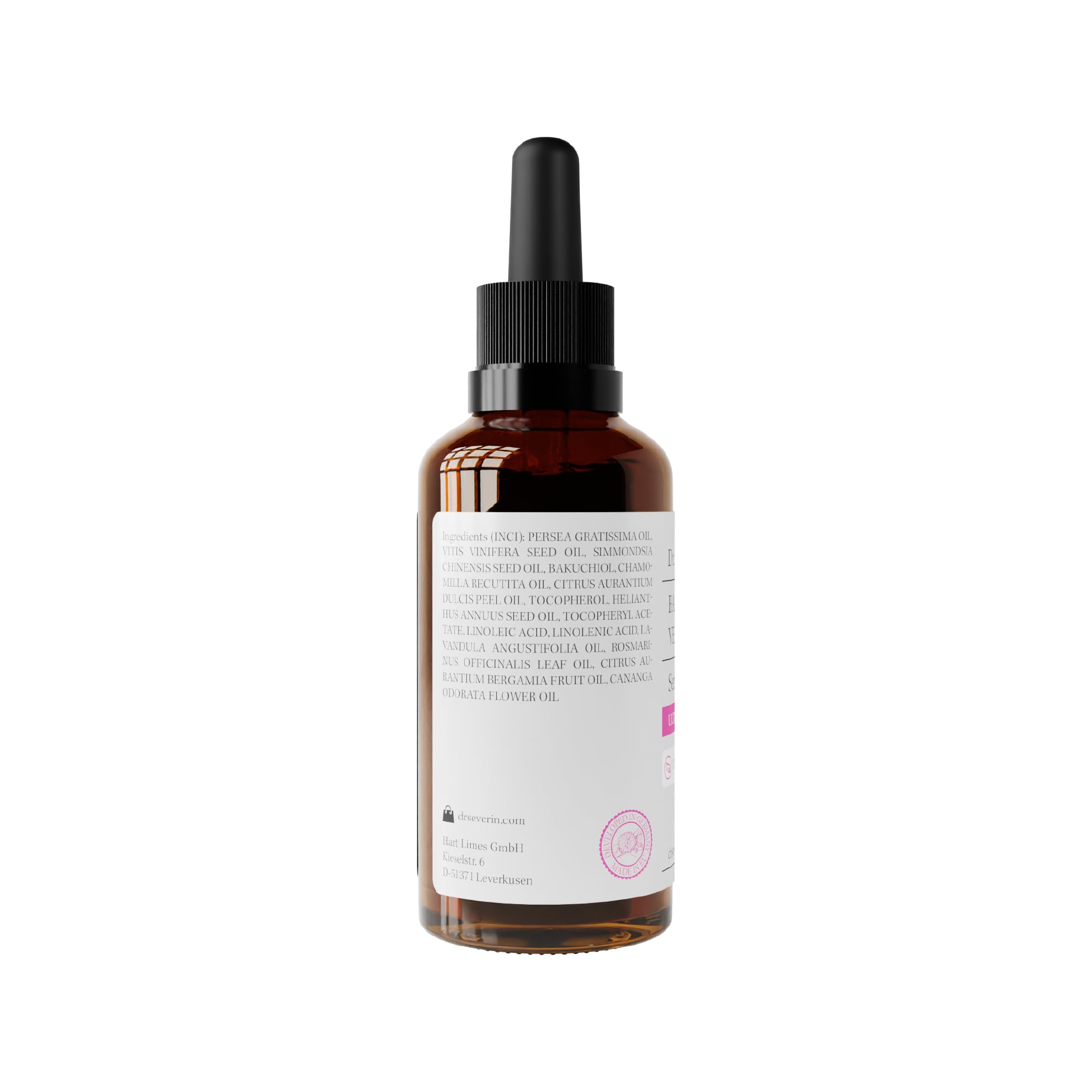 Dr. Severin 1% Bakuchiol Vegan Retinol Serum Ultra 50 ml I Gesichtsserum mit pflanzlichem Retinol, Vitamin E, Vitamin F, Marula-Öl, Avocado-Öl I Anti-Aging I minimiert feine Linien und Poren I Vegan