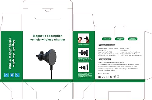 Miniatura 4 de Cargador inalámbrico dual 2 en 1 soporte de 360 grados Duo 15W Max Qi cargador magnético inalámbrico para iPhone 12 Magsafe