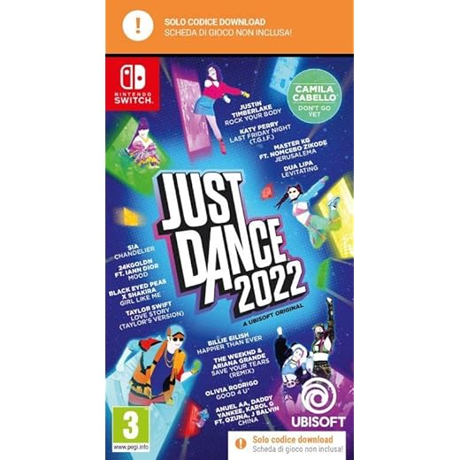 Just Dance 2022 Code in Box Switch