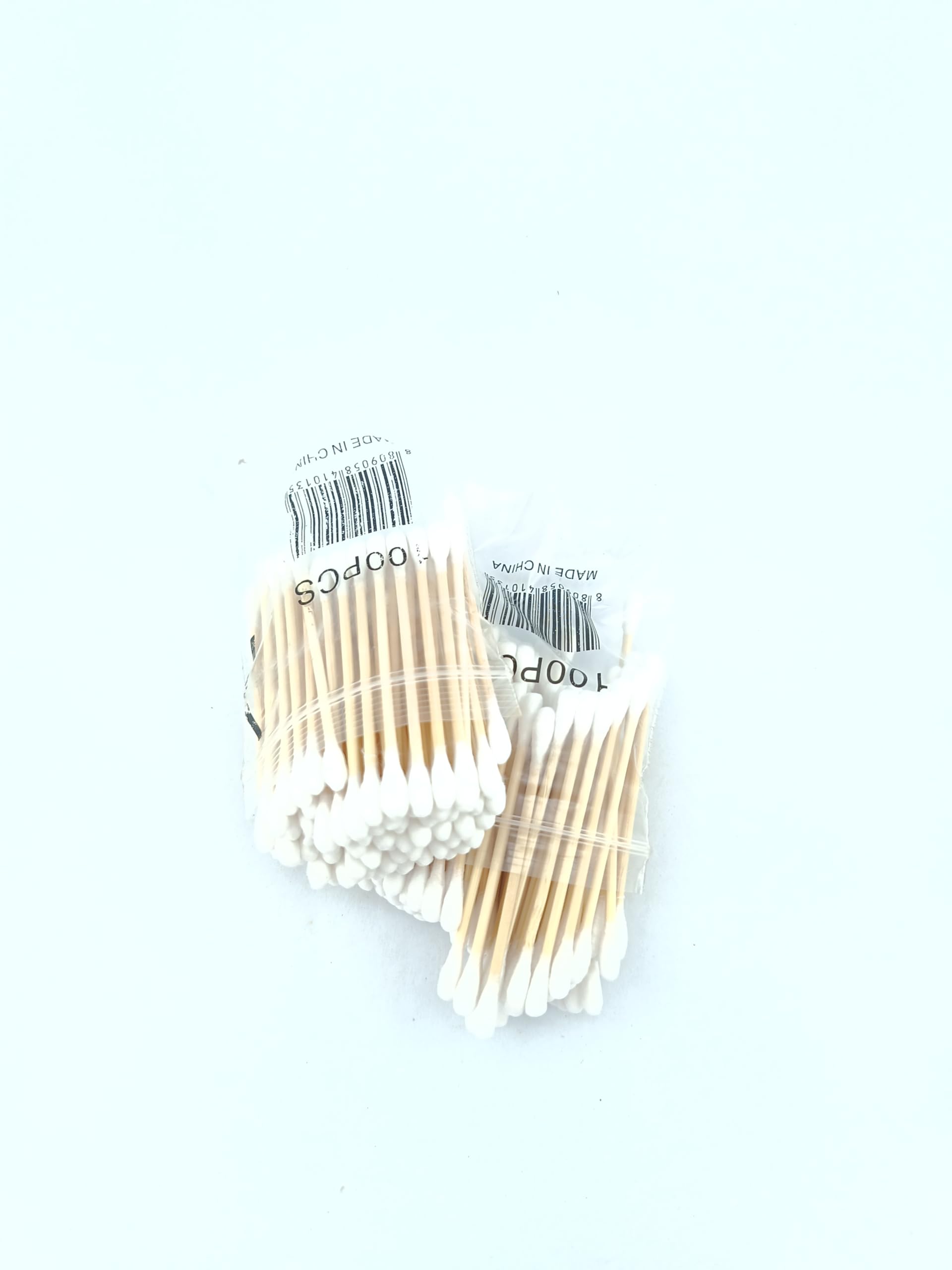 advancedestore Cotton Swabs Wooden Cotton Buds, Eco-Friendly Double Tips, Ear Sticks Natural Cotton Swabs 100 sticks in Each Pack-Pack of 6Packs-image-39