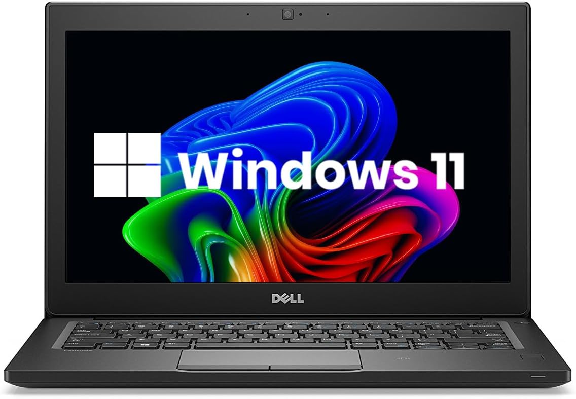 Dell Latitude 7280 Laptop Notebook, Intel 6th Gen Core i5-6300U up to 3.0Ghz, 8GB DDR4 RAM, 256GB SSD, HDMI, WiFi, BT, Windows 11 Pro (Renewed)