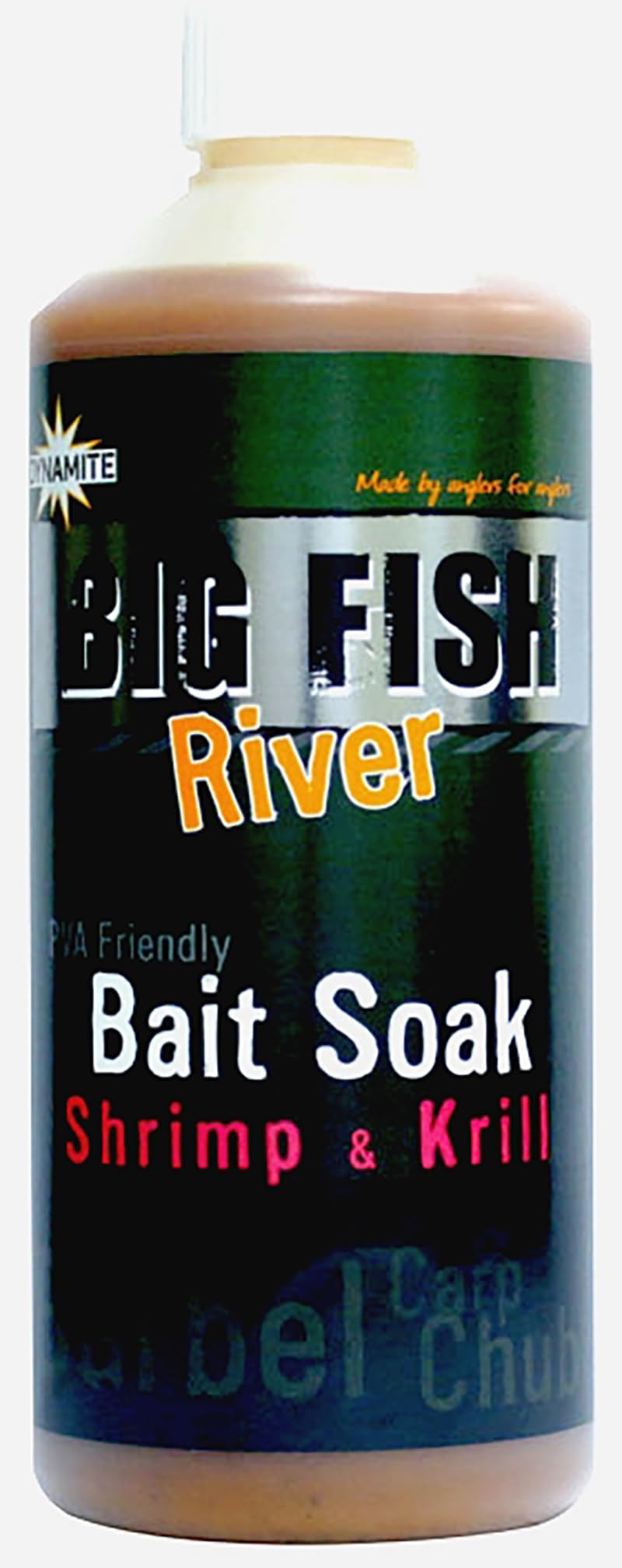 Dynamite Baits Attractant Big Fish River Bait Soak Shrimp & Krill - 500ml - ADY041378