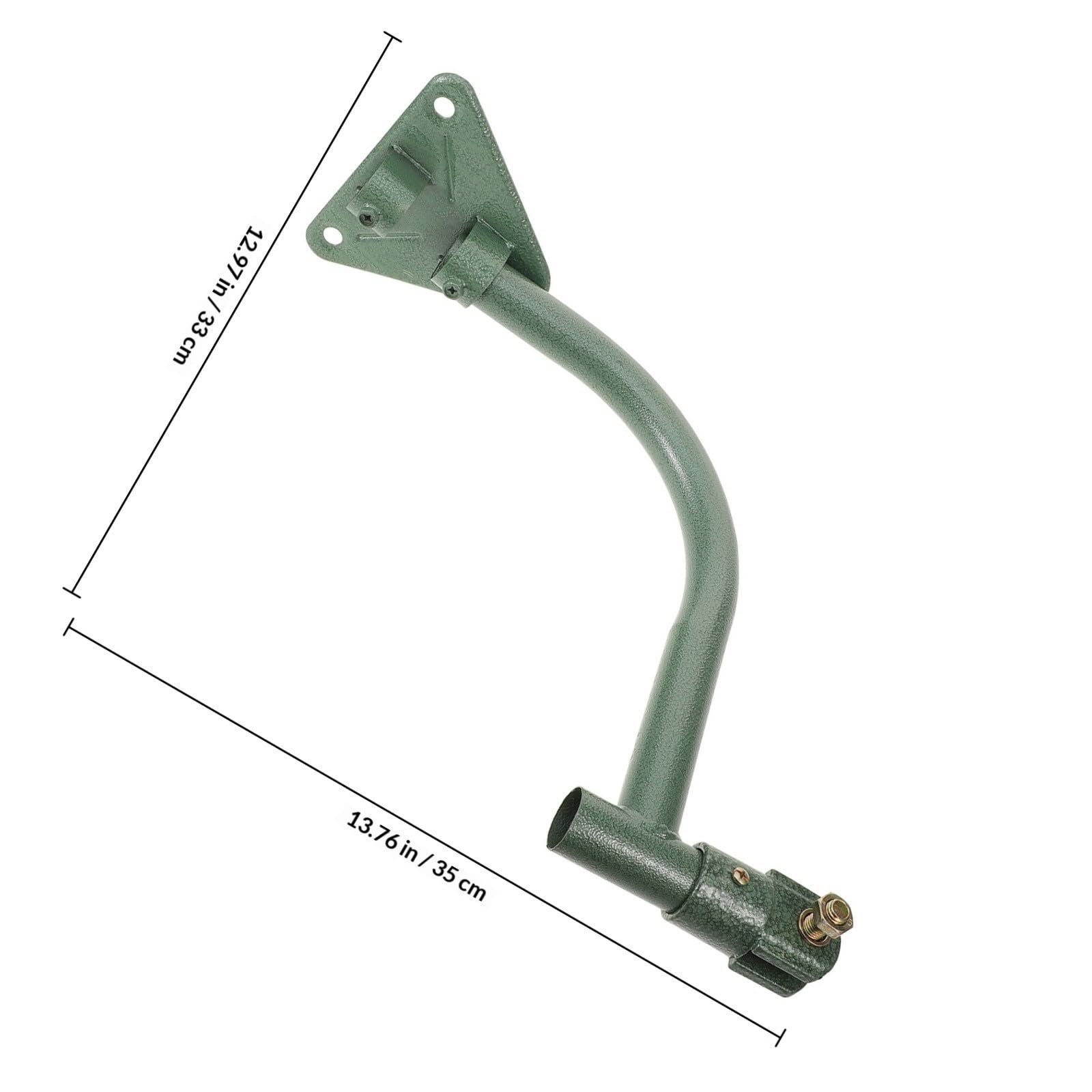 Staffa per Ventilatori da Parete in Ferro Verde, Supporto Versatile e Sicuro per Ventilatore da Muro, per Festa Estiva e Uso Industriale