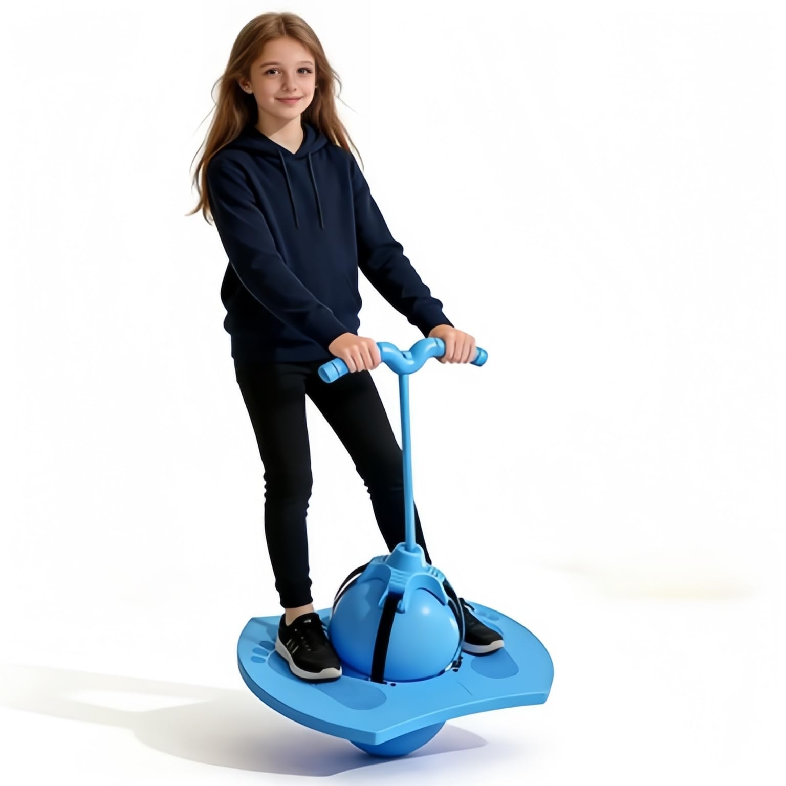 Racocou Nueva Pelota Rebotadora para Niños y Adultos Balón Pogo con Asa Palo de Salto Seguro para Edades de 5 Años Juguete Divertido de Ejercicio y Fitness,Rosado — view 10