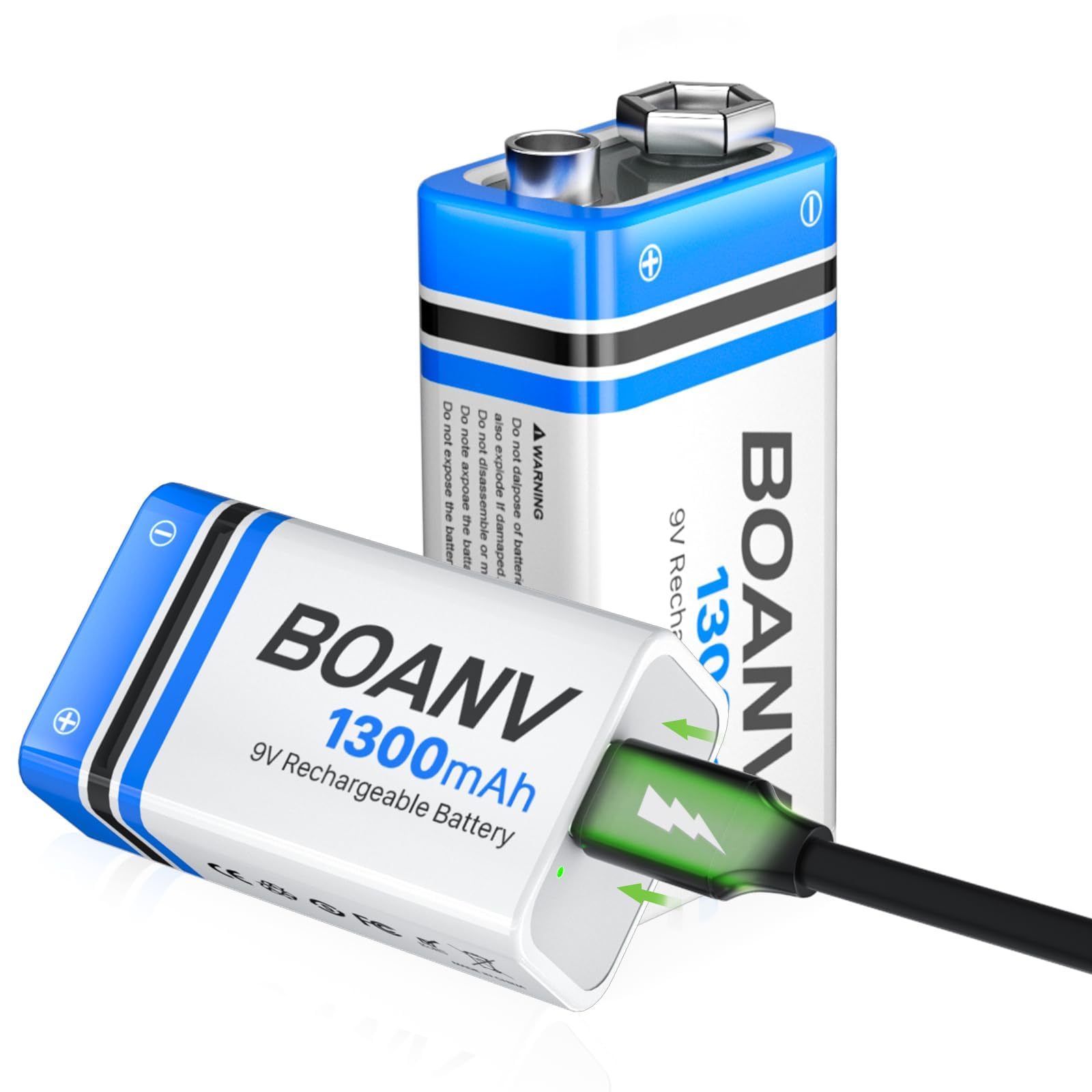 BOANV 9V 2-Pack