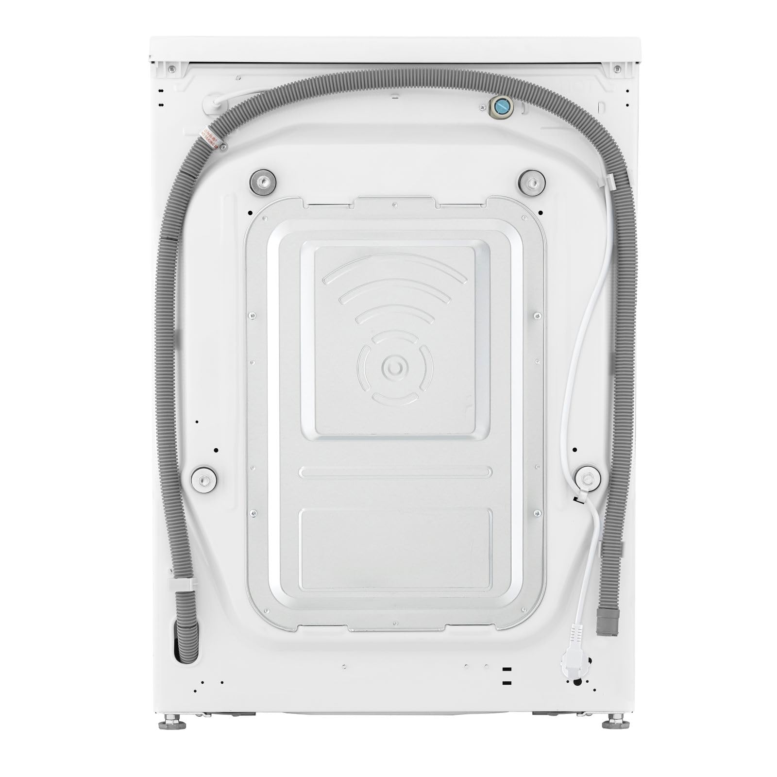 LG D2R3S08NSWW Lavasciuga Slim 8/5kg AI DD, Classe E, 1200 Giri, AI Wash, Vapore