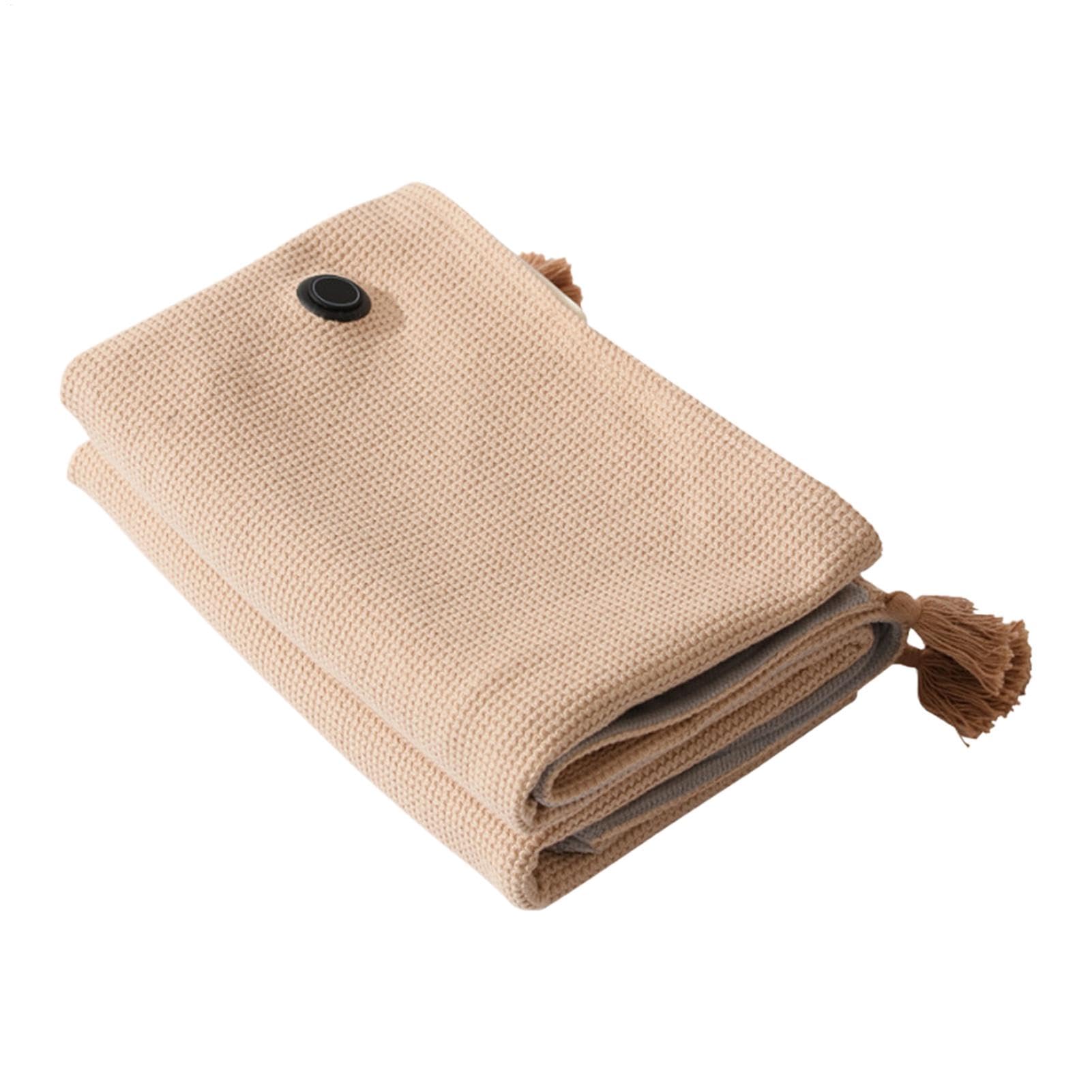Couverture chauffante USB et châle électrique lavable pour maison