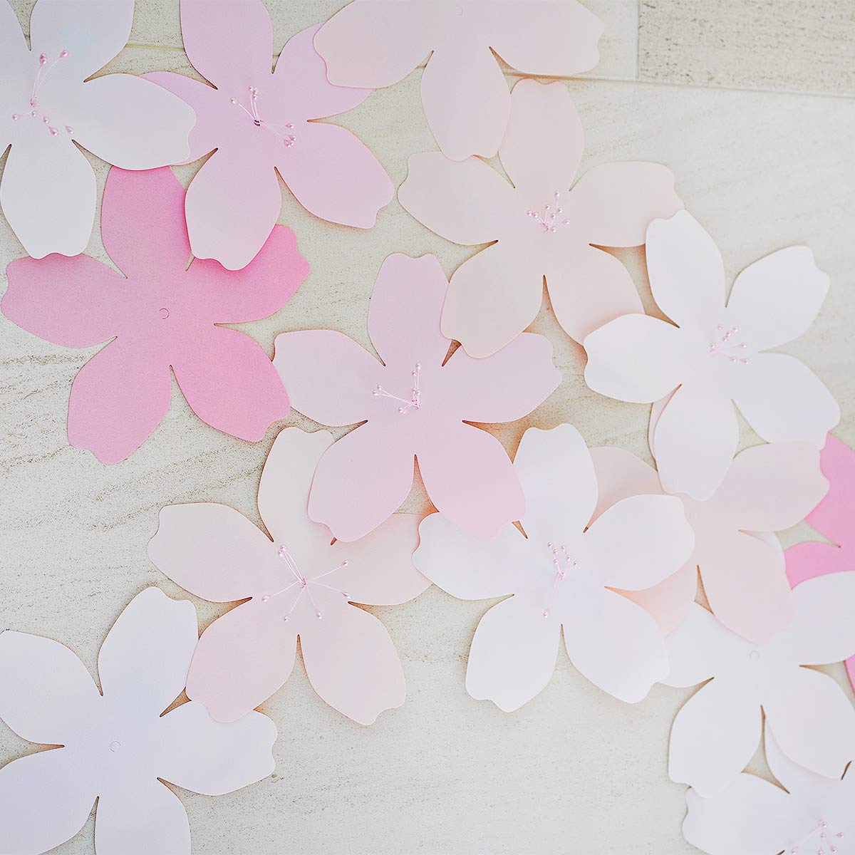 Amazon | [アナザークルー] ペーパーフラワー サクラ (Lサイズ 30枚
