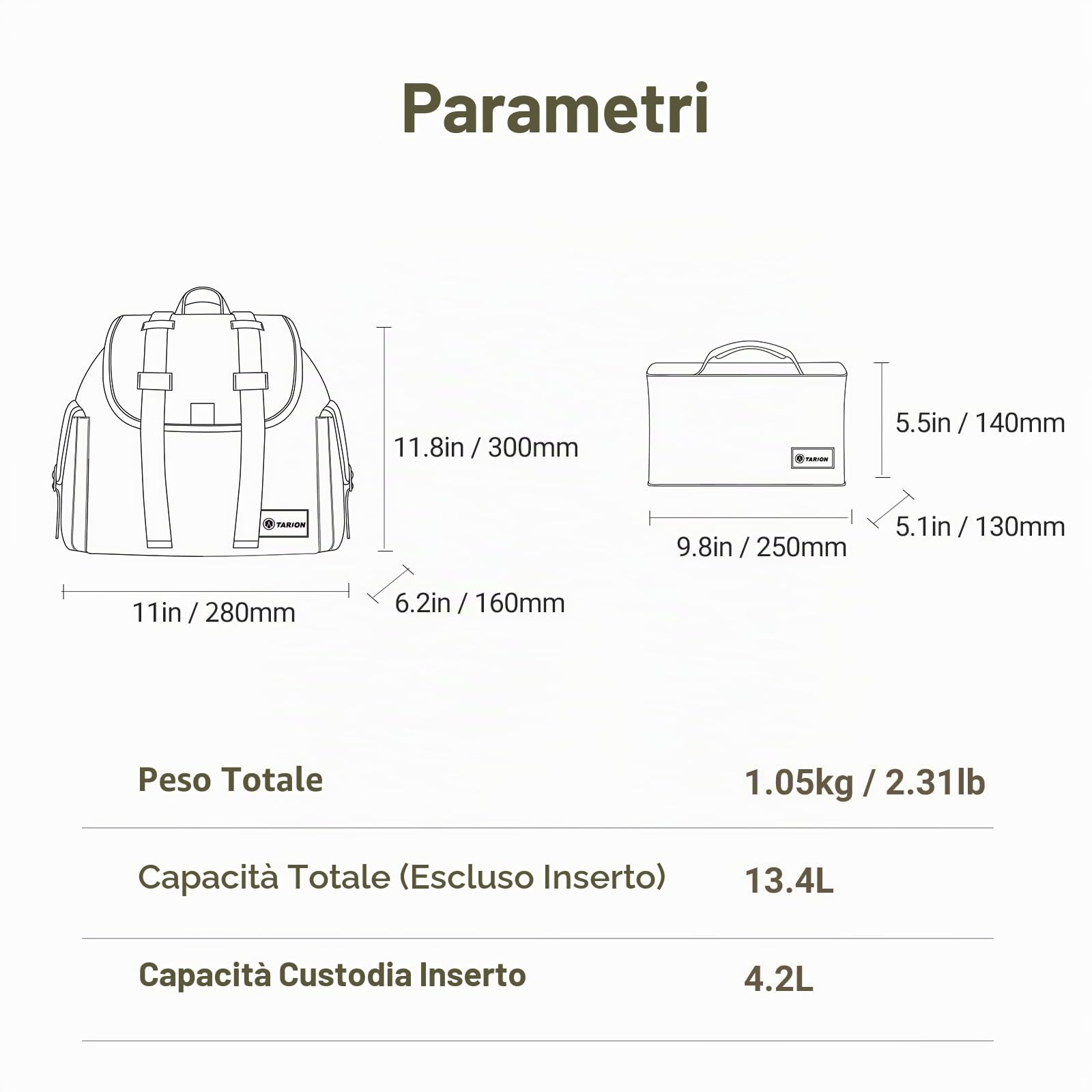 TARION Michael Zaino per fotocamera Unisex - Adulto (Pacco da 1)
