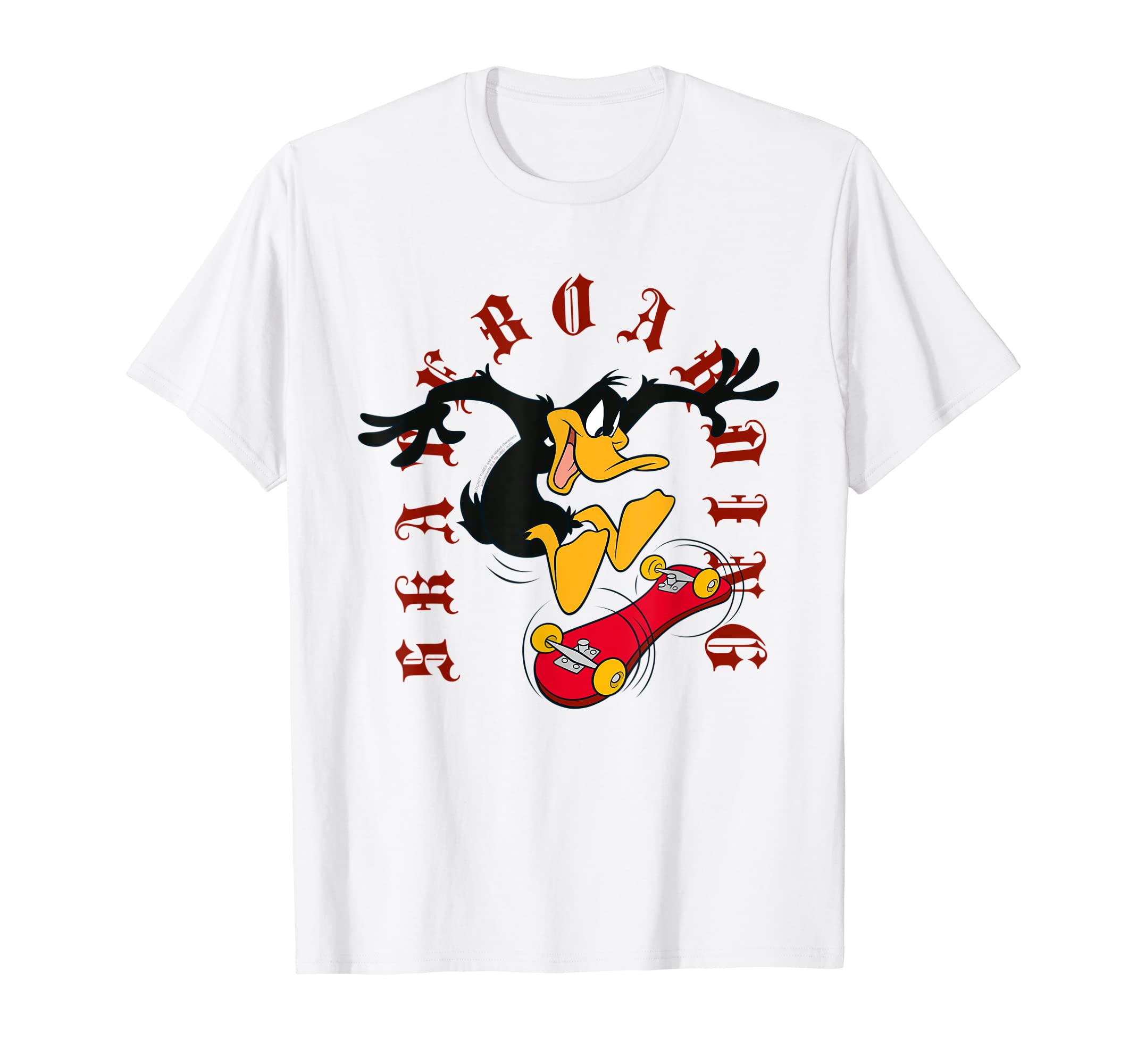 LOONEY TUNESDaffy Duck Skateboard T-Shirt