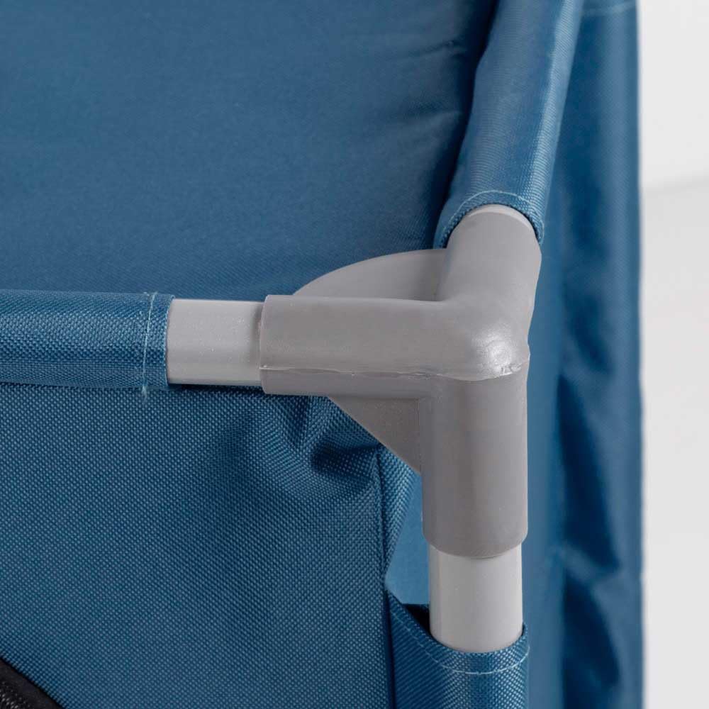 Aktive Armadio da Campeggio, Steel+600D Fabric, Blu