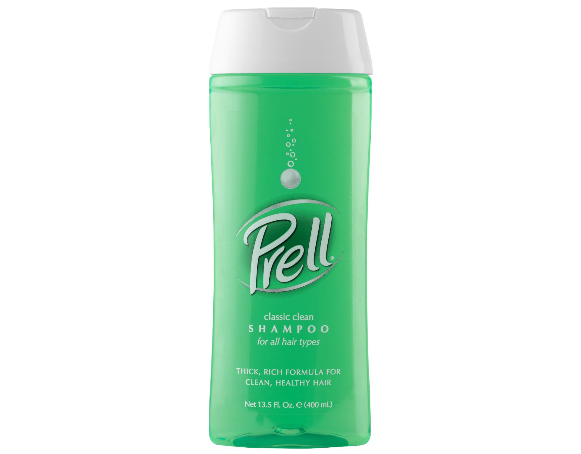 Prell Classic Clean Shampoo for All Hair Types, 13.5 fl oz - Pack of 2