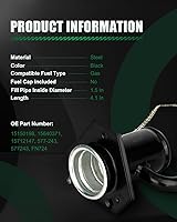 Vista 3 de SCITOO Cuello de llenado de combustible para Chevrolet 1988-1991, para GMC 1988-1991 FN724