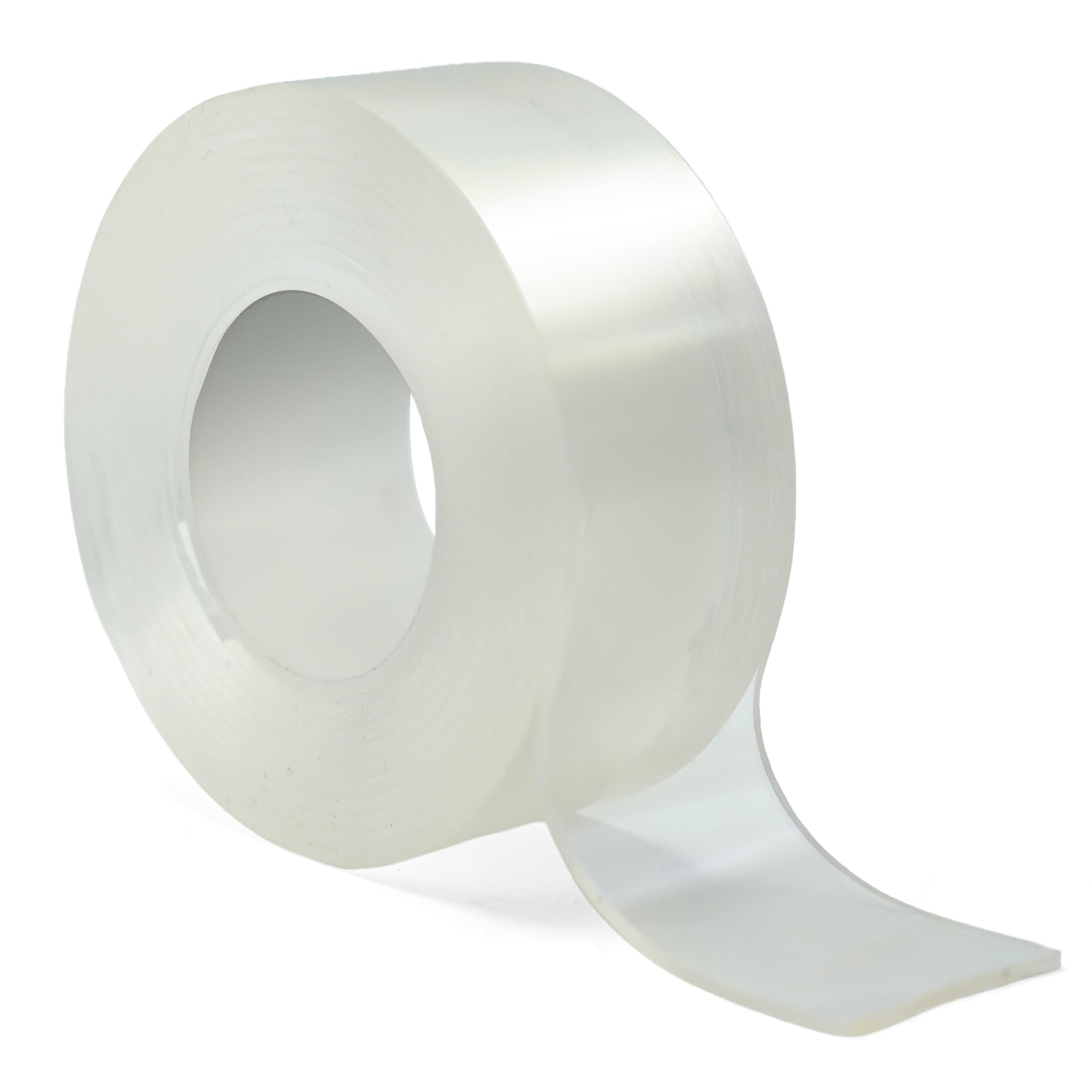 Generico Nastro Biadesivo Extra Forte Trasparente Nano Gel 2 m x 3 cm Riutilizzabile Per Muro e Pareti Double Sided Tape Senza Fori
