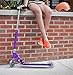 Micro Kickboard - Sprite - Two Wheeled, Fold-to-Carry Swiss-Designed Micro Scooter for Kids & Adults with Compact & Lightweight Design for Ages 8+ (Purple)