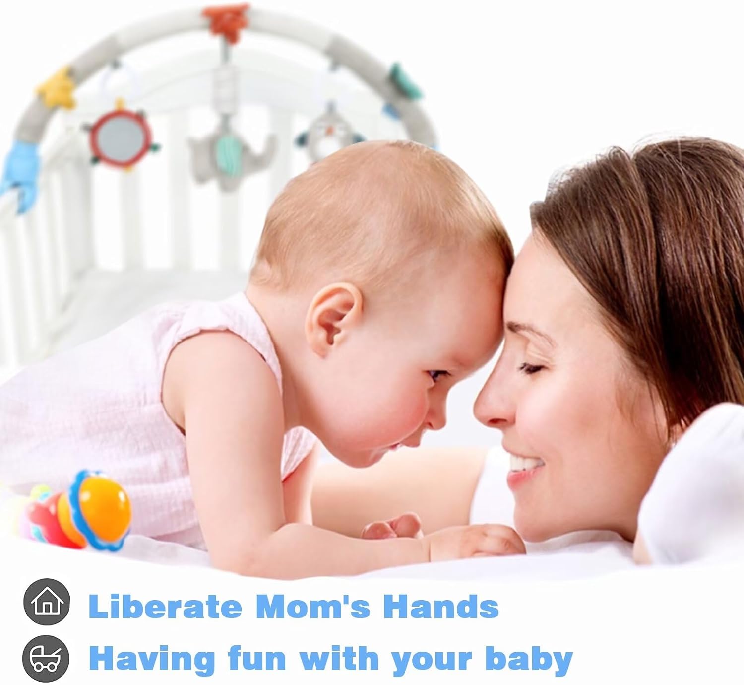 Pau1Hami1ton Baby Stroller Arch Toys, Car Seat Toys,Baby Gifts.S-19(Elephant) Elephant1 image 6 of 6 B0DJNN17R6