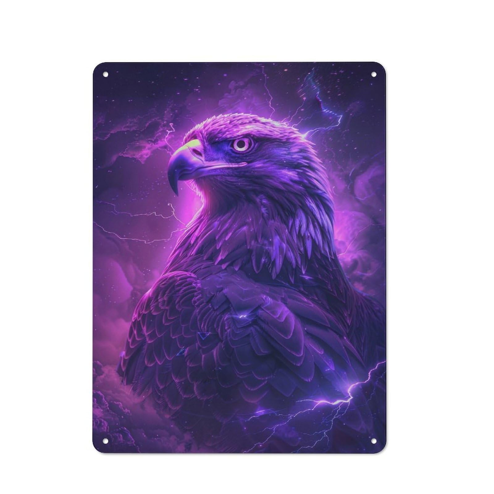 Junmoney Space Animal Metal Wall Sign 40X30cm Featuring For Bar Or Restaurant, For Restaurant Interior Fans