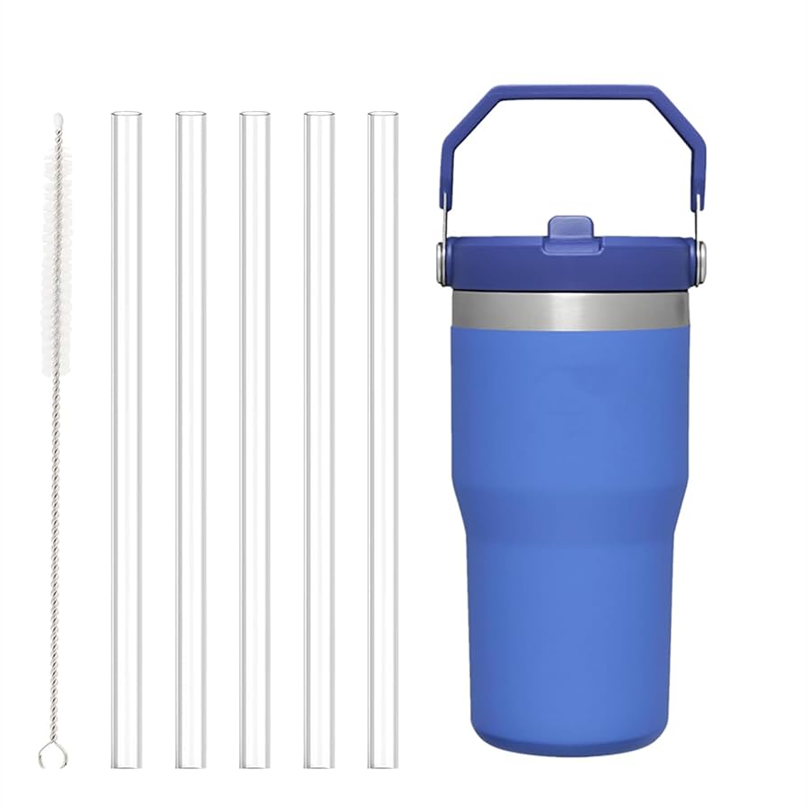 【新品】STANLEY フリップストロータンブラー 20 OZ ブルー Amazon.co.jp: 交換用プラスチックストロー Stanley 20オンス
