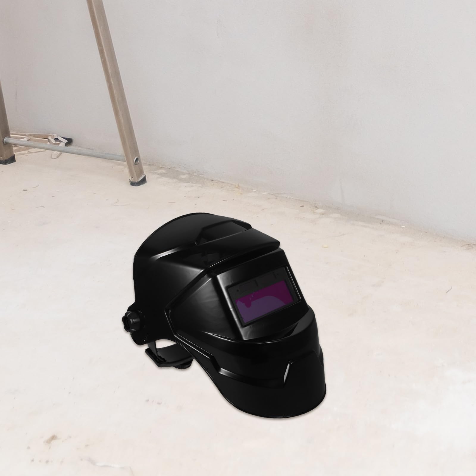 Maschera da Saldatura Resistente a Alte Temperature e Urti con Oscuramento Automatico Solare Materiale Pp PC Abs con Pellicole Protettive, per Vari Processi di Saldatura