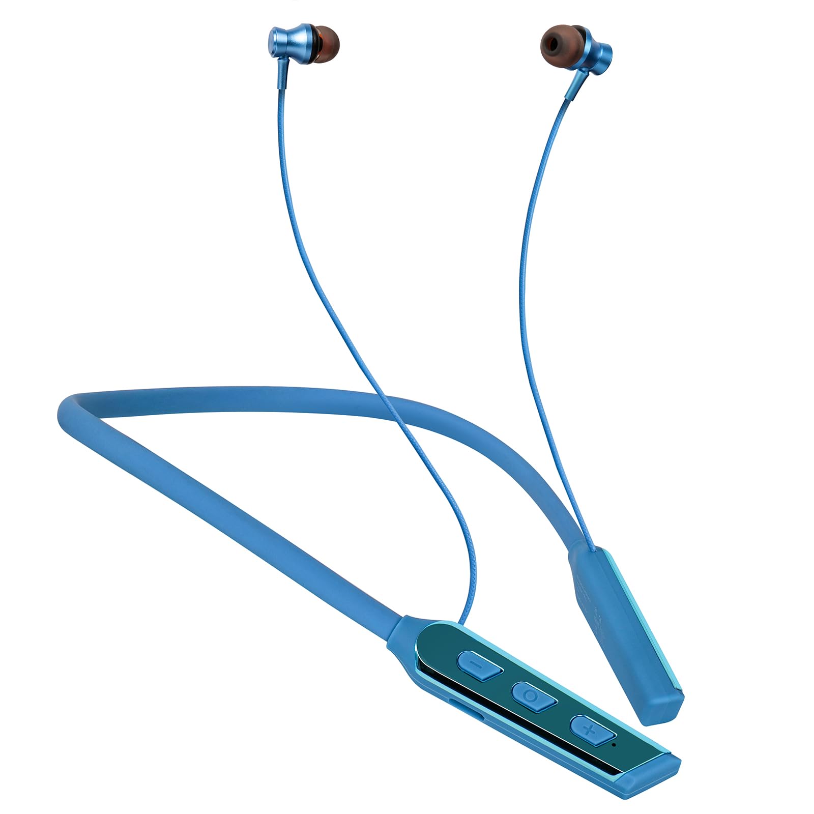 Voods V Collar Pro Wireless in Ear Neckband Bluetooth Earphones with 5 Voice Modes & Mic, 30 Hours Playback, ENC, Dynamic 10mm Audio Drivers, Latest BT 5.3, Magnetic Earbuds, Dual Pairing (Blue) (B0CVN3ZR47) Amazon Price History, Amazon Price Tracker