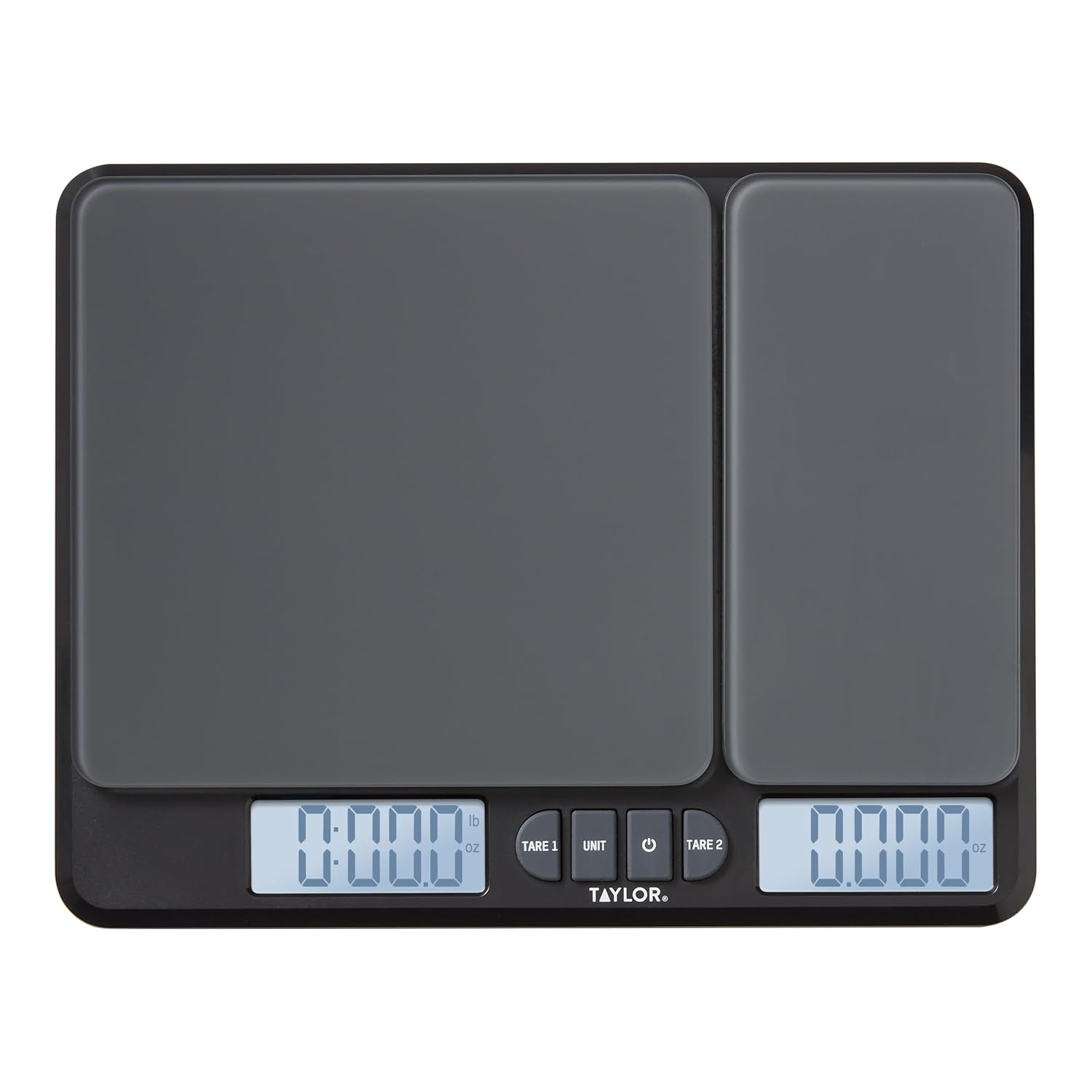 Taylor Dual Platform Digital Kitchen Scale - 15 lb and 16 oz Max Capacity