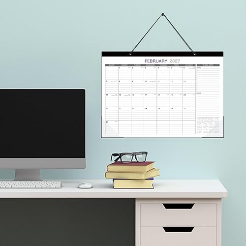 Miniatura 8 de Calendario de escritorio 2026, calendario de escritorio de 17 x 12 pulgadas, enero de 2026 a diciembre de 2026, calendario de 12 meses 2026,