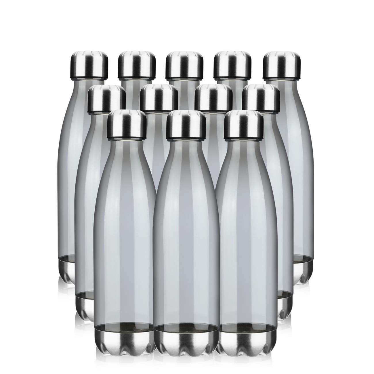 Buy MEWAY 17 oz Transparent Plastic Insulated Water Bottle Cola Shape