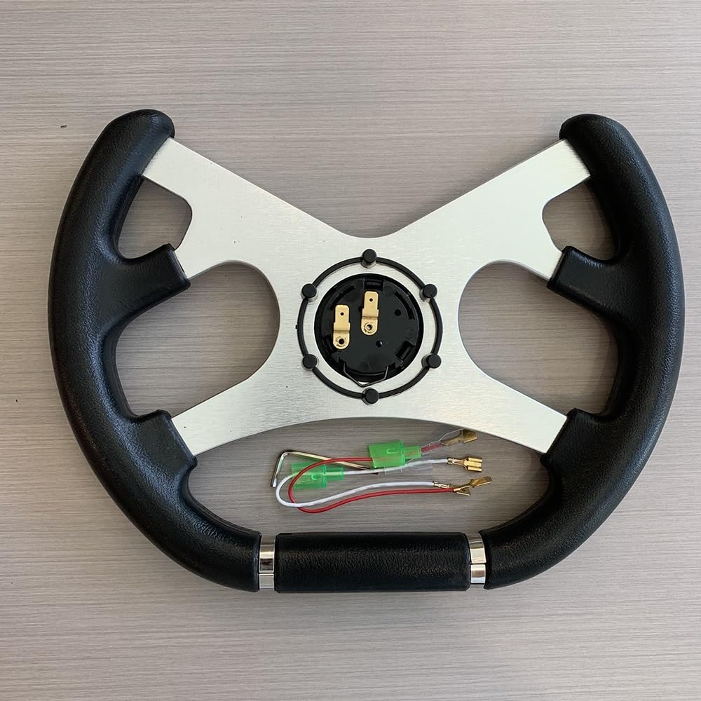 Volante Sportivo Auto, Volante A Calice Volante modificato universale da corsa in PU 13 pollici e 320 mm