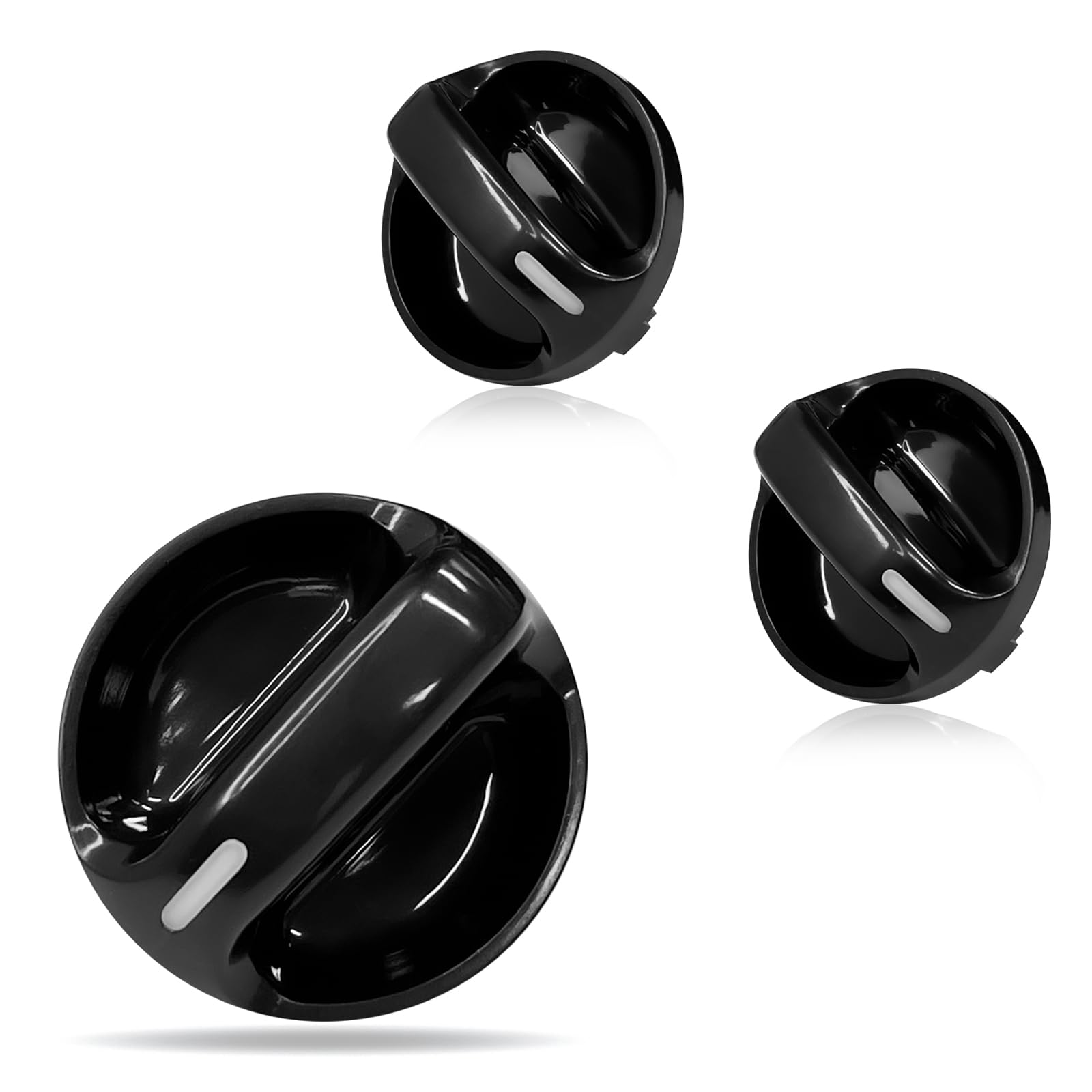 PVOTAWP 3PCS Climate Control Knob, AC Blower Heater Fan