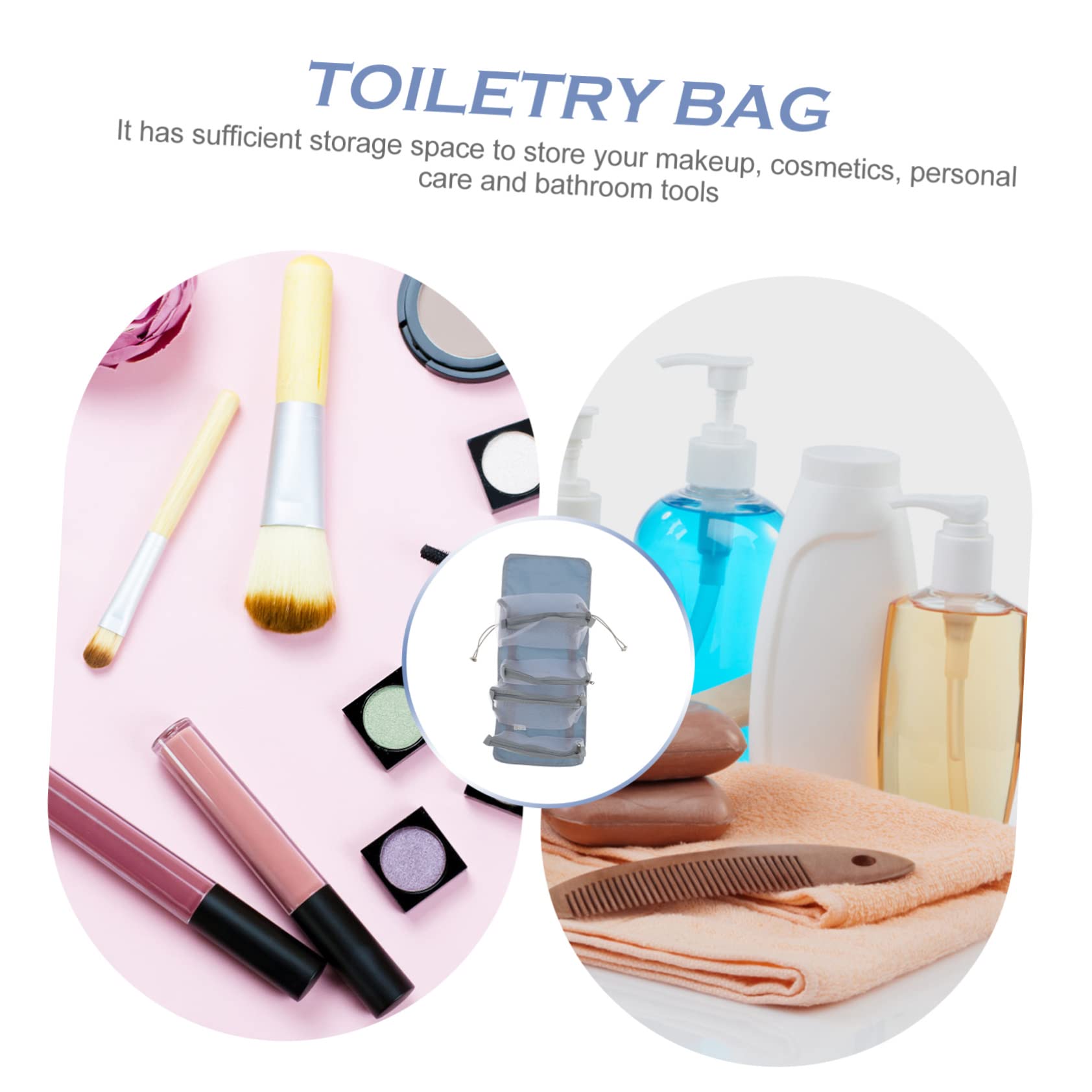 POPETPOP 3stücke Reise-Kosmetiktasche Mit Großem Fassungsvermögen Abnehmbar Und Tragbar Multifunktionale Toilettentasche Für Für Make-up Und Pflegeprodukte