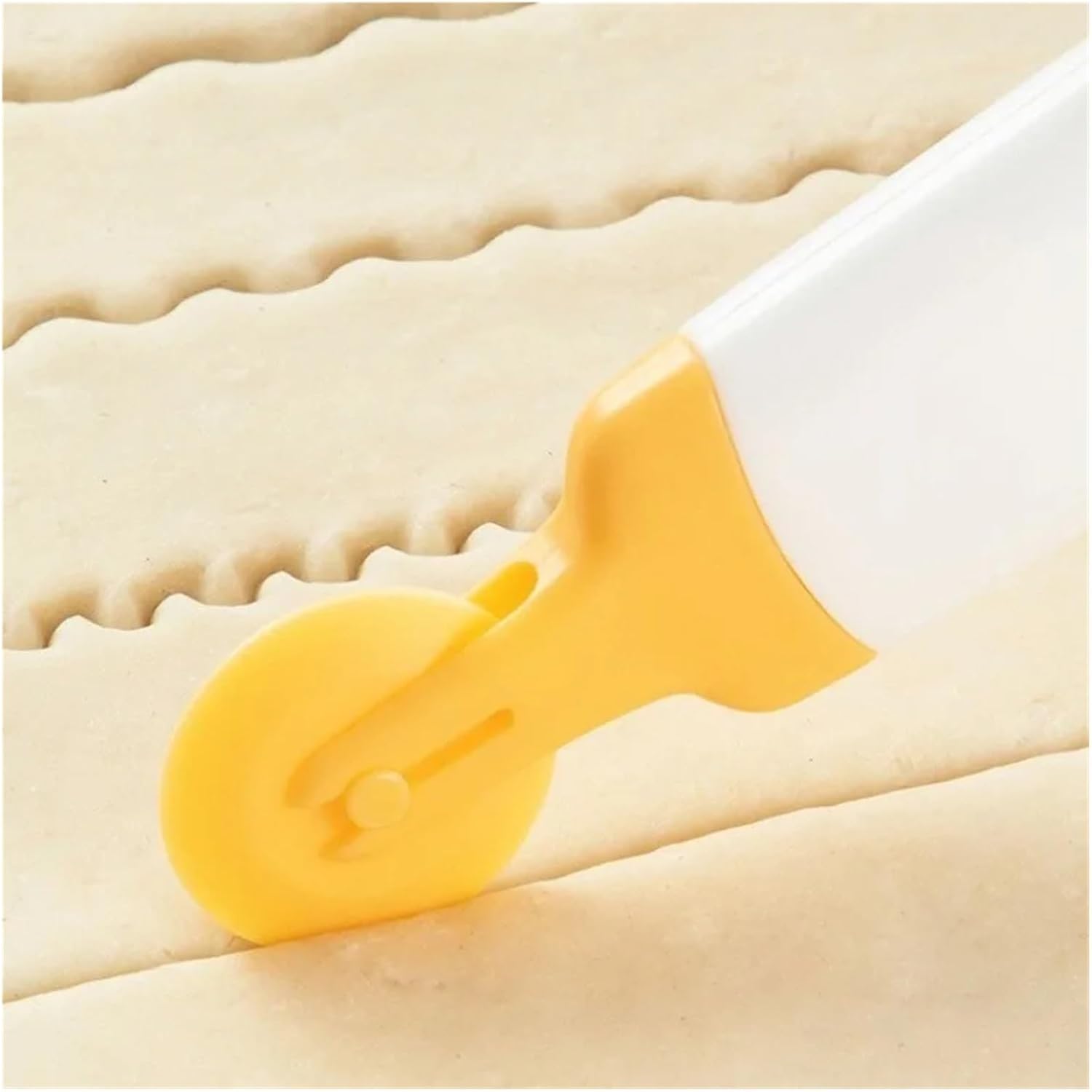 1SET Baking Tools Pizza Knife Pie Crust Cutter 4-in-1 Fancy Roller Set Home Cake Lace Dough Jagged Edge Cutting
