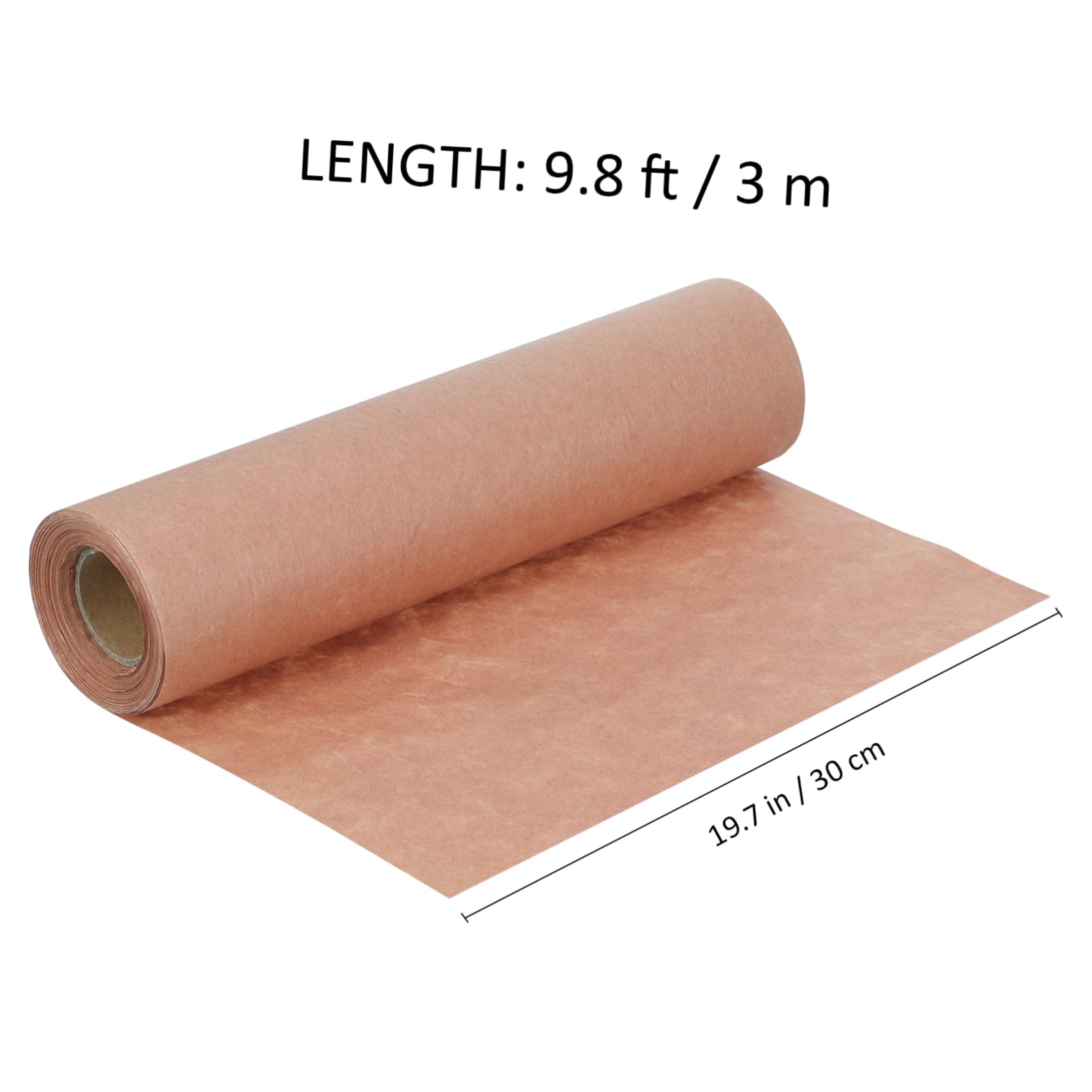 BRIGHTFUFU Non-stick Parchment Paper Roll Butcher Paper for Sandwiches Bbq Air Fryer Sheets Baking Parchment Sheets for Outdoor Use
