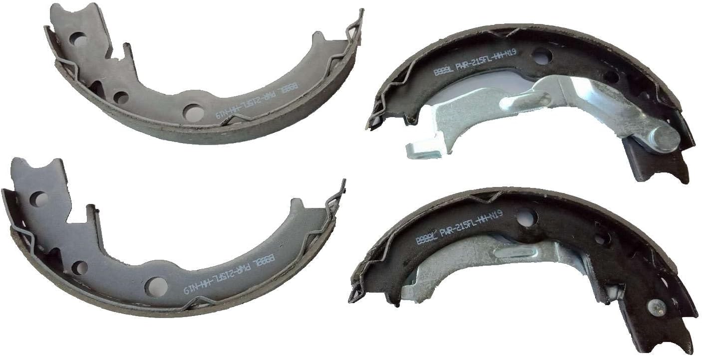 PowerStop Rear Parking Brake Shoes for Chevrolet Spark EV 2014-16 |Suzuki Forenza 2004-08 |Reno 2005-08 |Verona 2004-06 - Brake Shoe Replacement, B888L