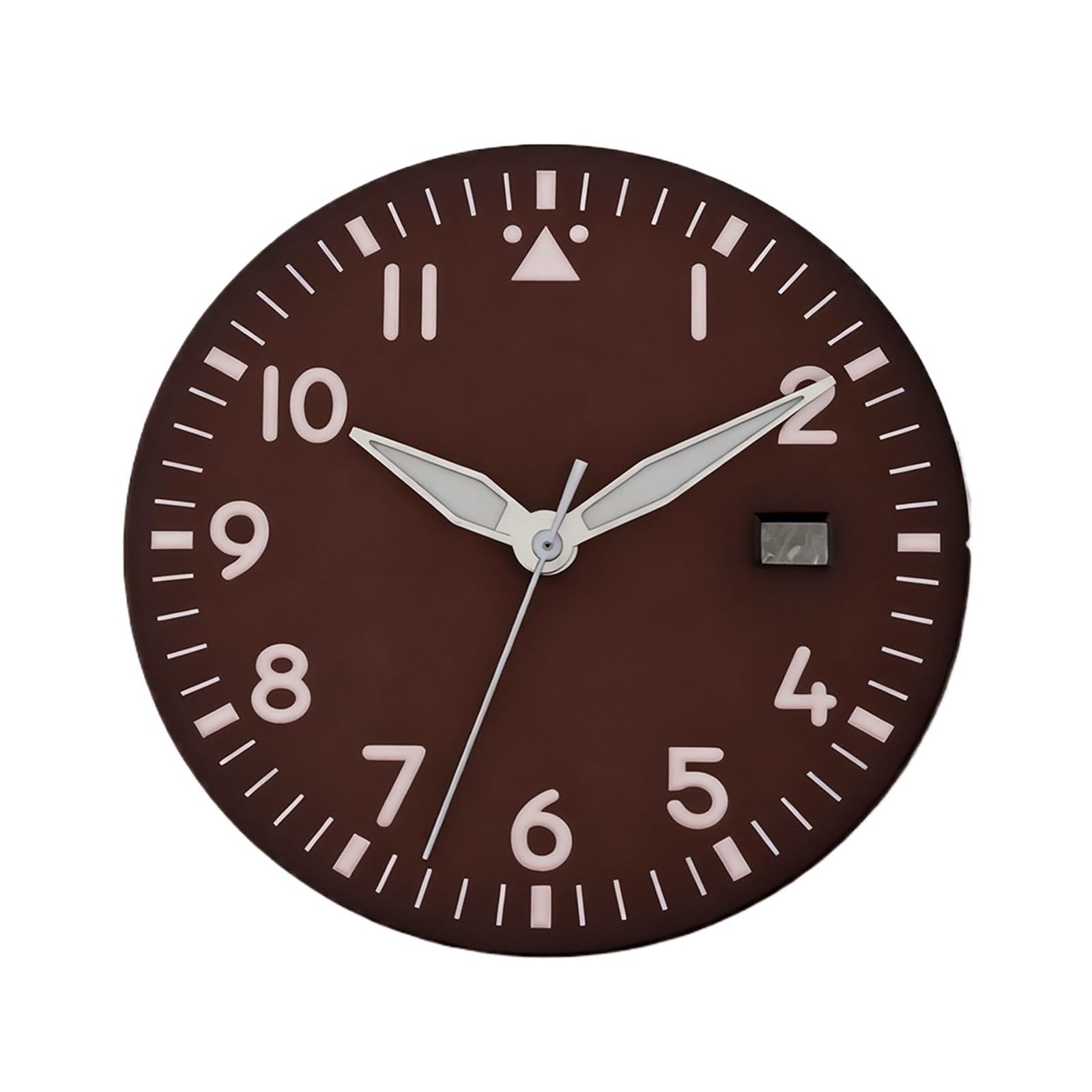 Genérico 36 mm zielona tarcza zegarka Lume Nadaje się do automatycznego ruchu NH35/36/4R