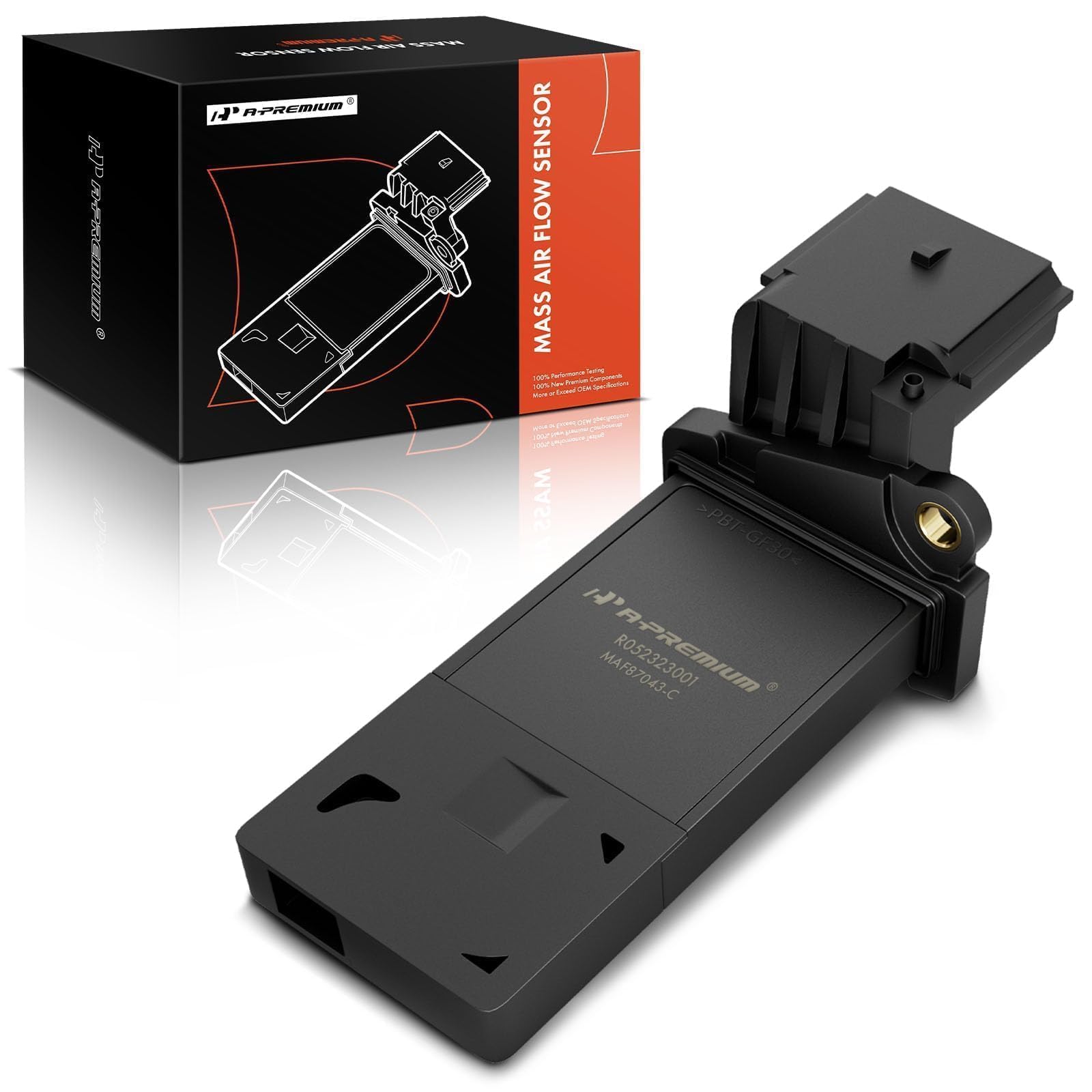 A-Premium Mass Air Flow Sensor【8 Pins】 Compatible with Buick, Cadillac, Chevy & GMC Vehicles - 2012-2022 - Silverado 1500, Equinox, Sierra 1500, Malibu, Traverse, Impala, Tahoe & More, 23262343