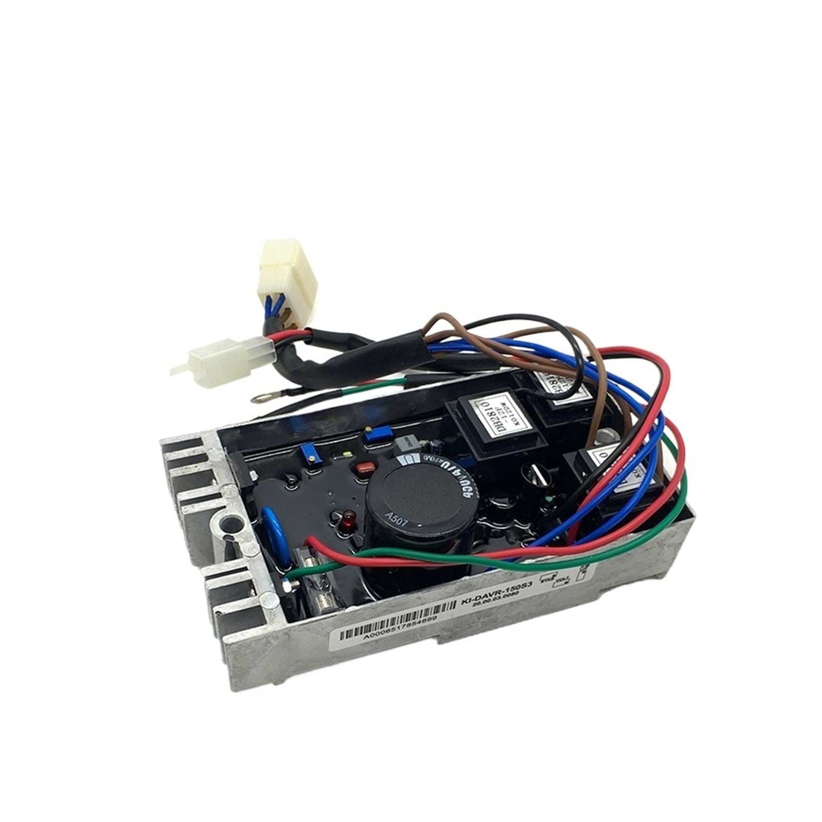 Nvsfzgiyg Aluminium Case 1Pcs Ki-Davr-150S3 Avr Generator Voltage Regulator Ki-Davr 150S3 For 15Kw Three Phase Parts(Aluminium Case)