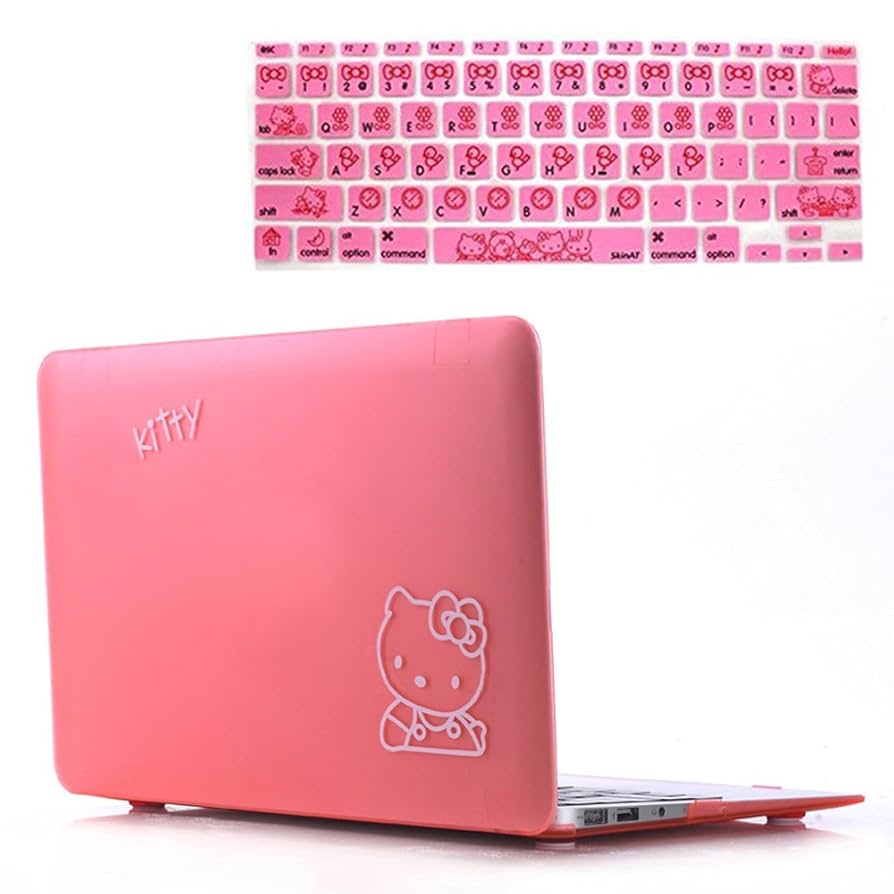 Rinbers 2in1 Bundle Soft-Touch Plastic PINK Hello Kitty