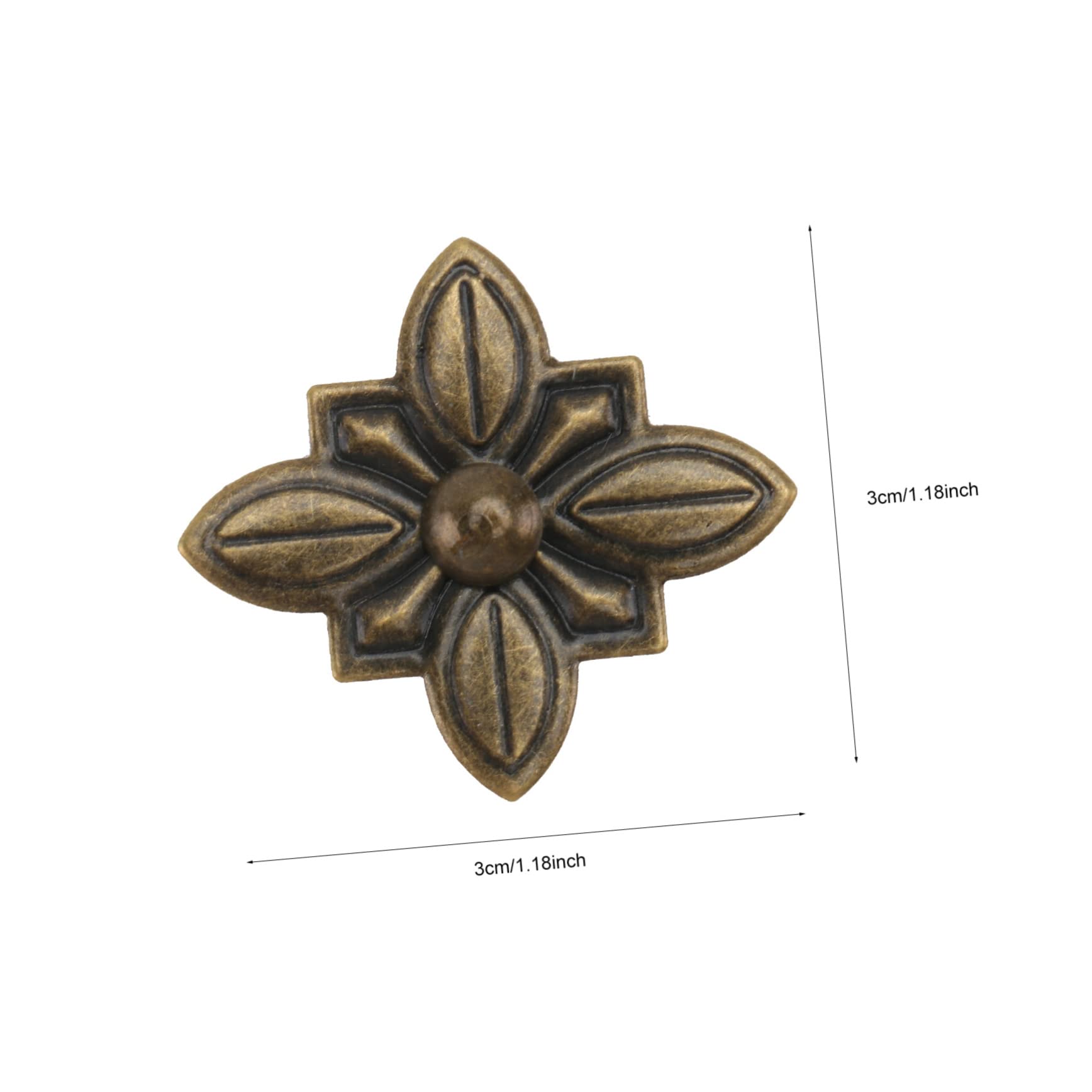 PRETYZOOM 6 Sets Retro Furniture Pins Aesthetic Upholstery Tacks Iron Paster Tacks for Home Decor