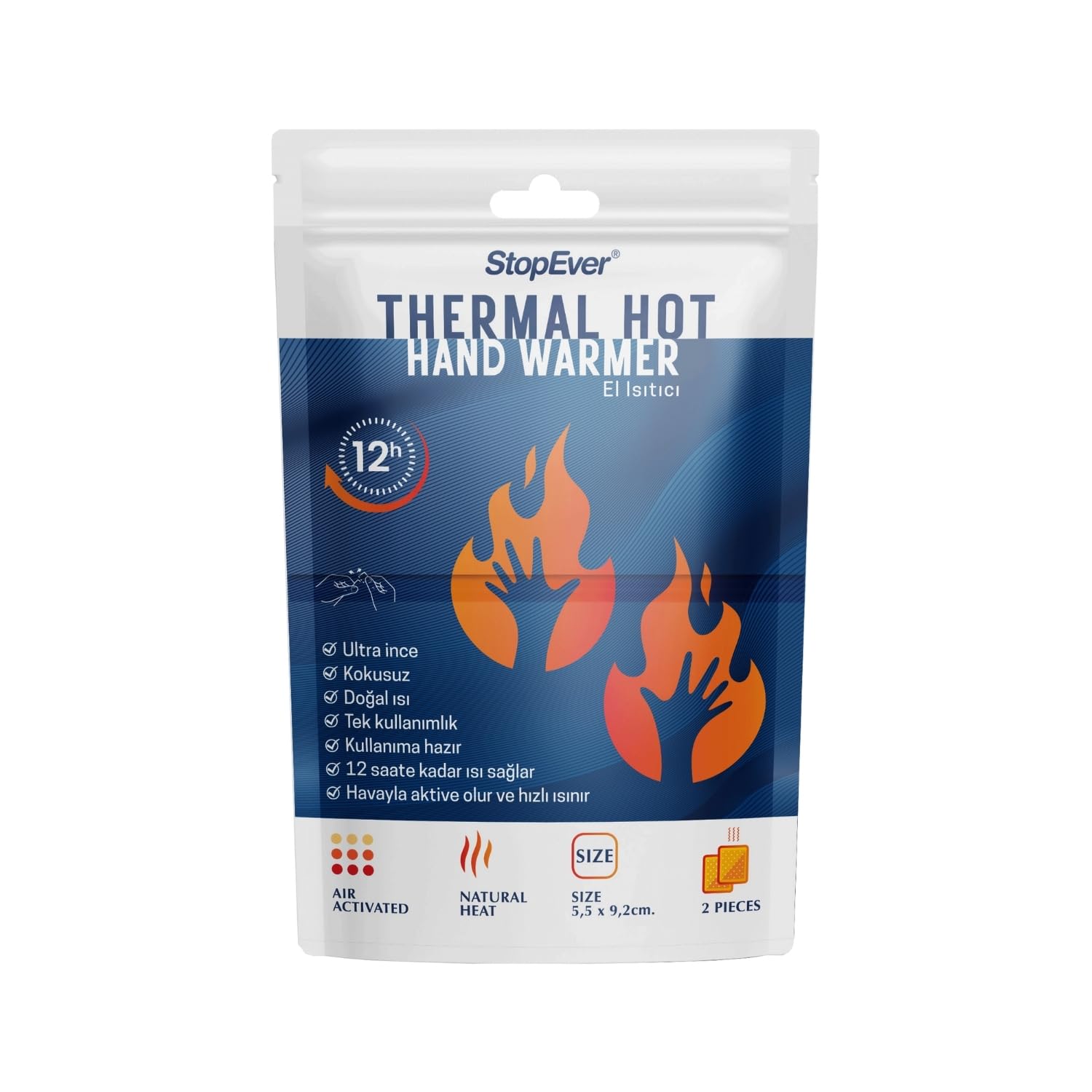 StopEver Thermal Hot El Isıtıcı