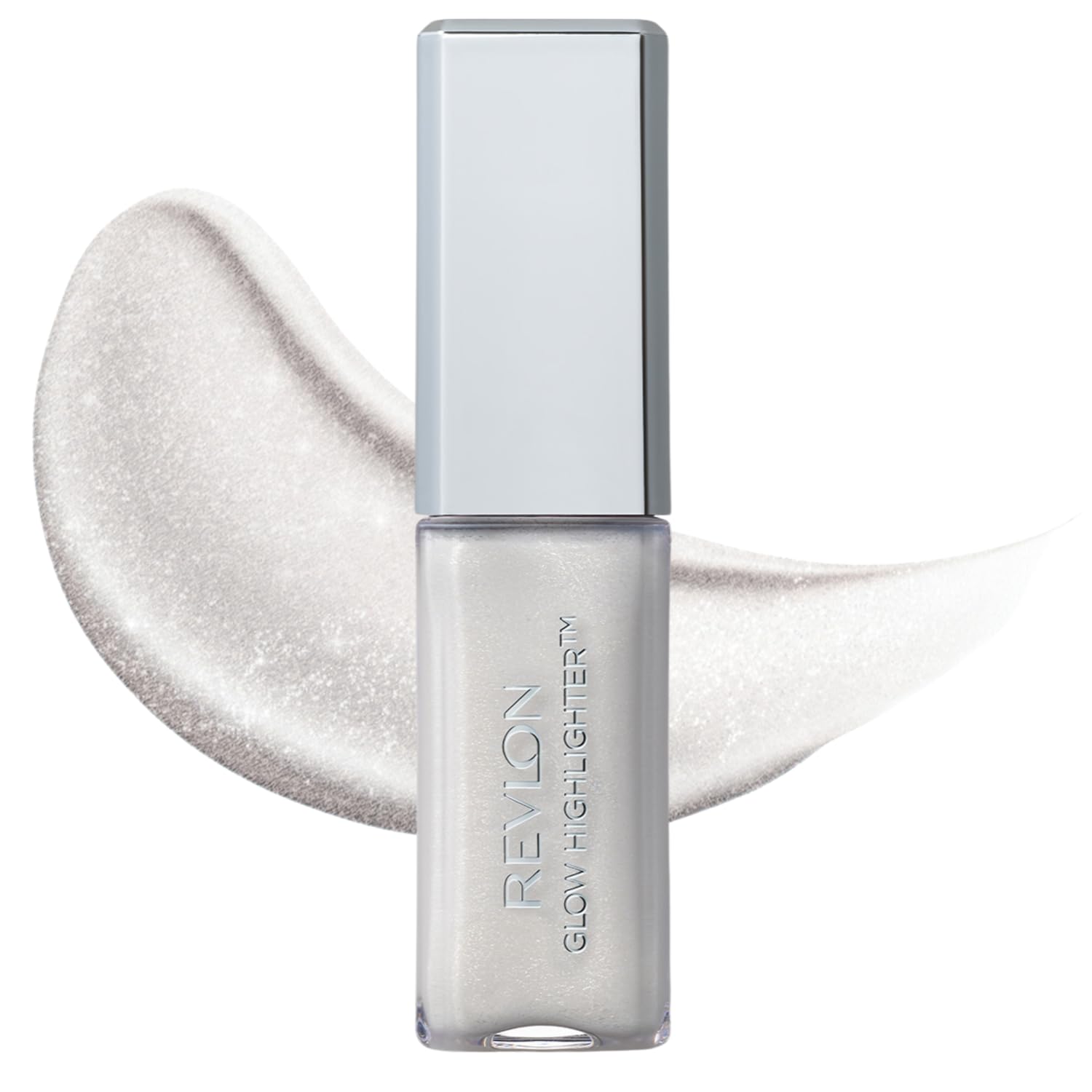 Lebron Glow Highlighter 003 Diamond White (Color Image: Parley White) 0.3 fl oz (10 ml) Liquid Highlighter Glossy Sheer Color Pearl Glitter 3D : Beauty