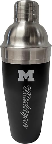 Miniatura 1 de Michigan Wolverines - Coctelera de acero inoxidable de 24 onzas
