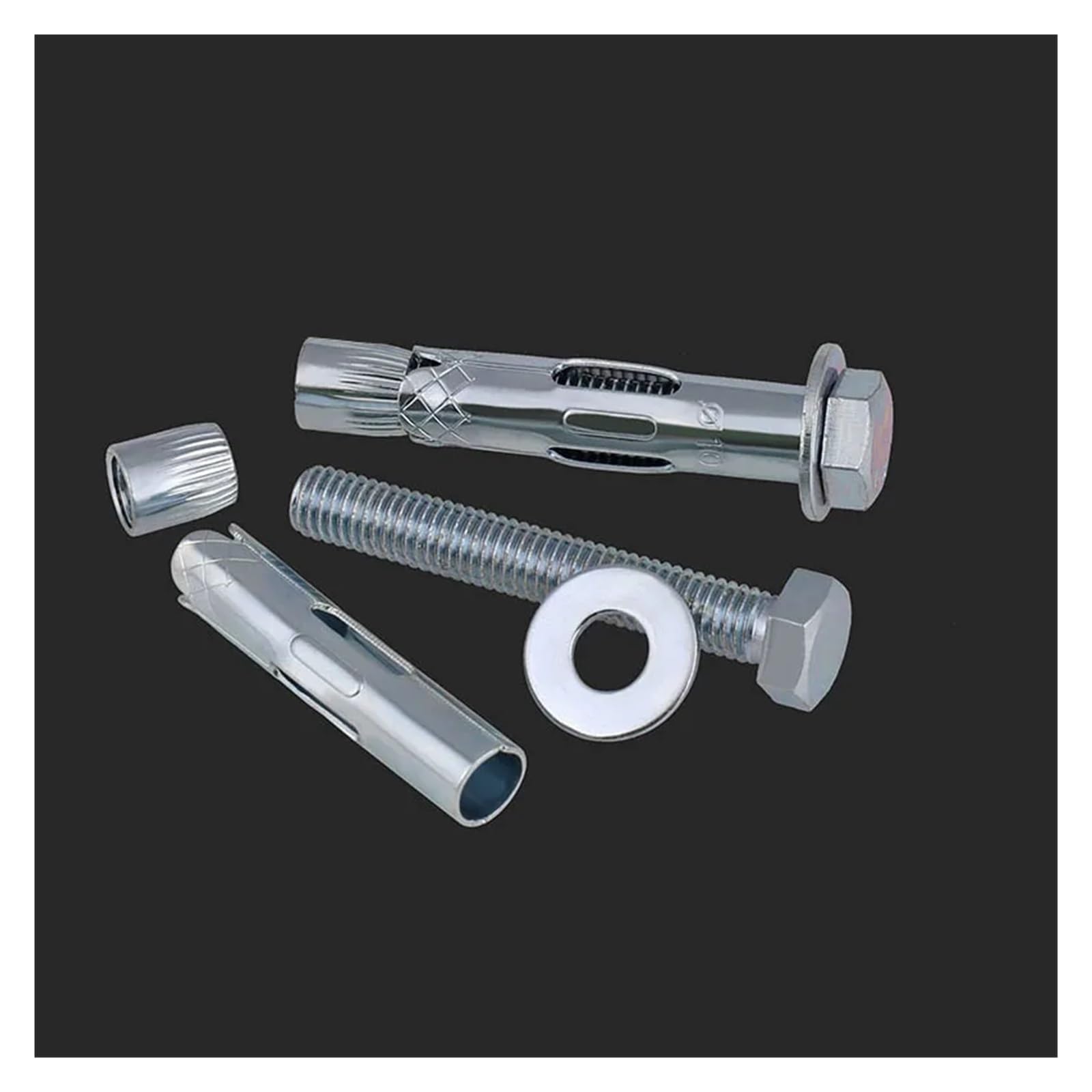 tornillos de anclaje, Tornillo de expansión M6-M16 del perno interno, tira desaceleración la tuerca cónica extensión(M16 X L75 (2PCS))